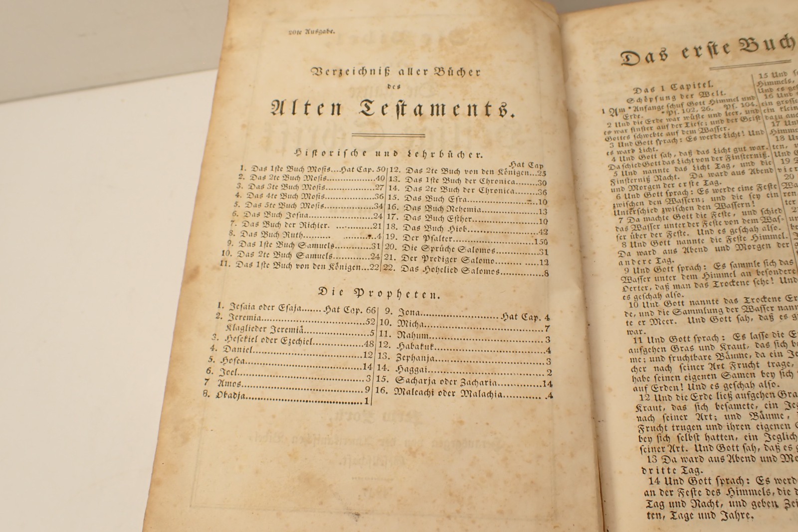1847 Pre Civil War German Bible Die Bible New York 272 pages