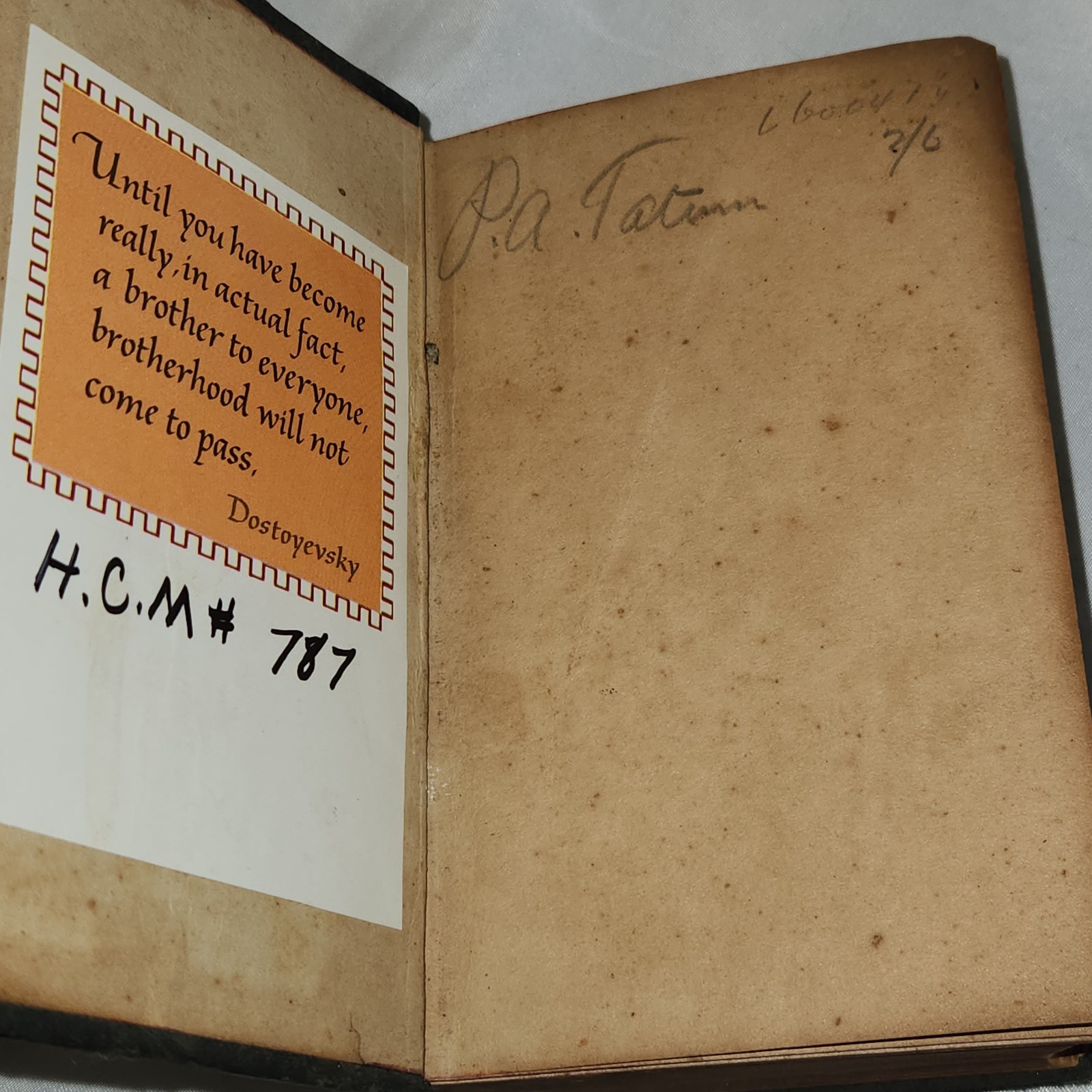 1919 Holy Bible Cambridge University Press British Foreign Society Antique