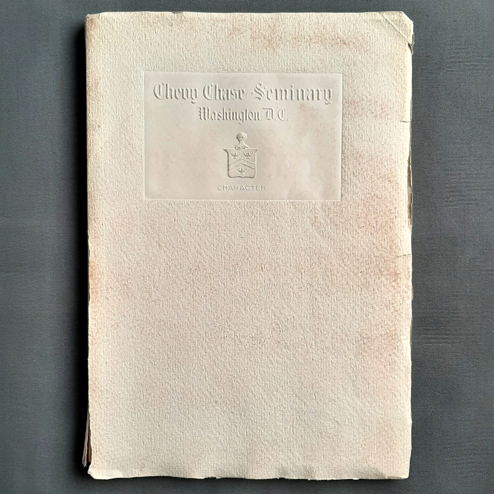 1912 Chevy Chase College Seminary School for Girls & Young Ladies Course Catalog