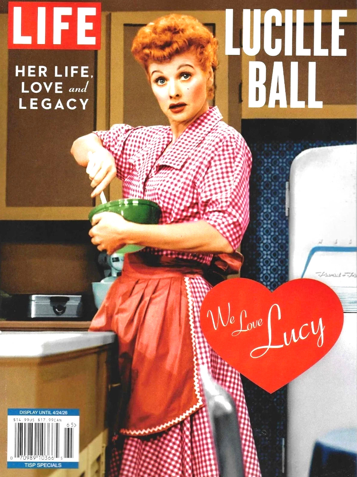LIFE Magazine – *LUCILLE BALL* – I Love Lucy TV Show 1950&rsquo;s – 2026 NEW