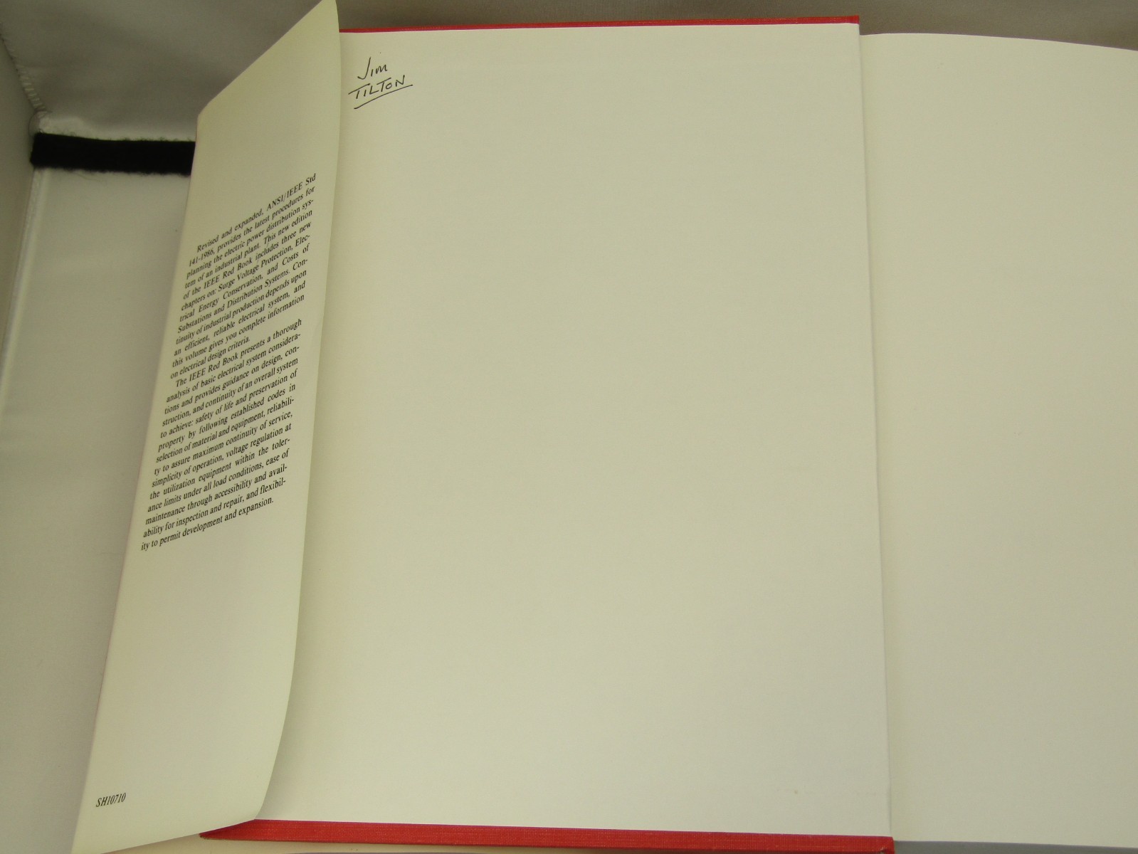 IEEE RED BOOK Std 141-1986 ELECTRIC POWER DISTRIBUTION (5th Print June 1992)