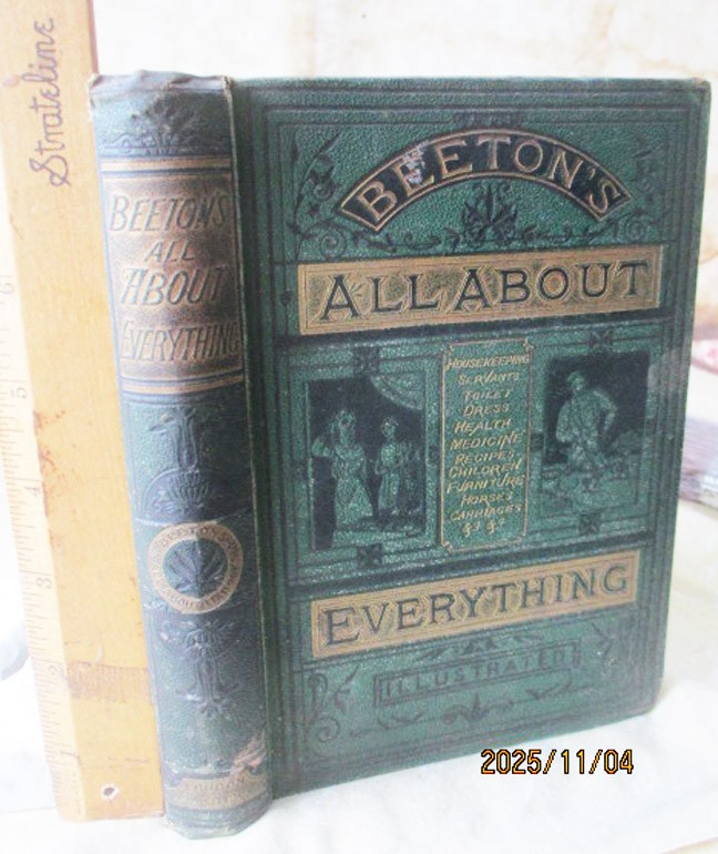 ALL ABOUT EVERYTHING;A DOMESTIC ENCYCLOPEDIA,19th Cent,Illustrated