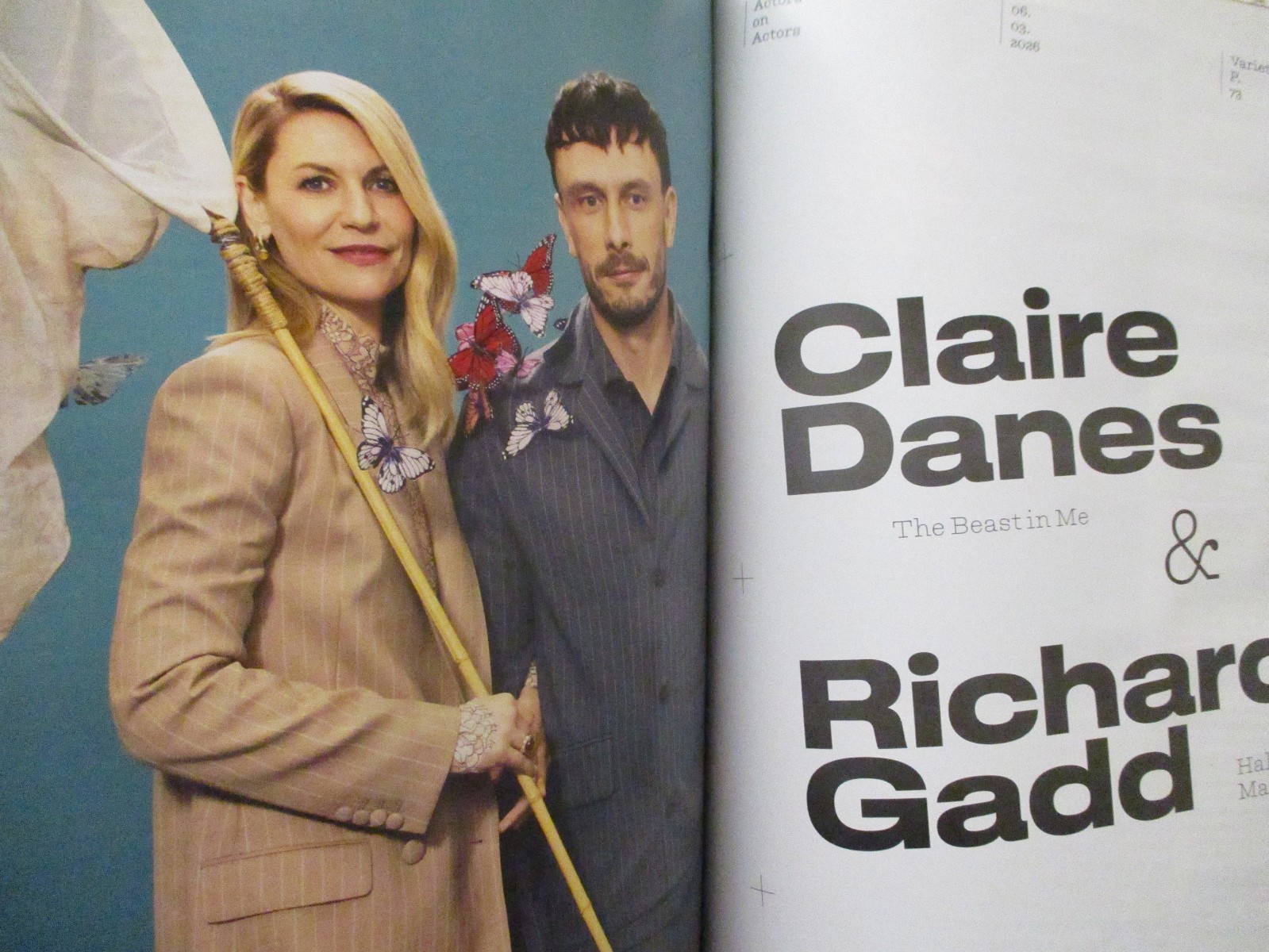 VARIETY 6/3/26 ACTORS CLAIRE DANES MARISKA HARGITAY PAUL ANTHONY KELLY