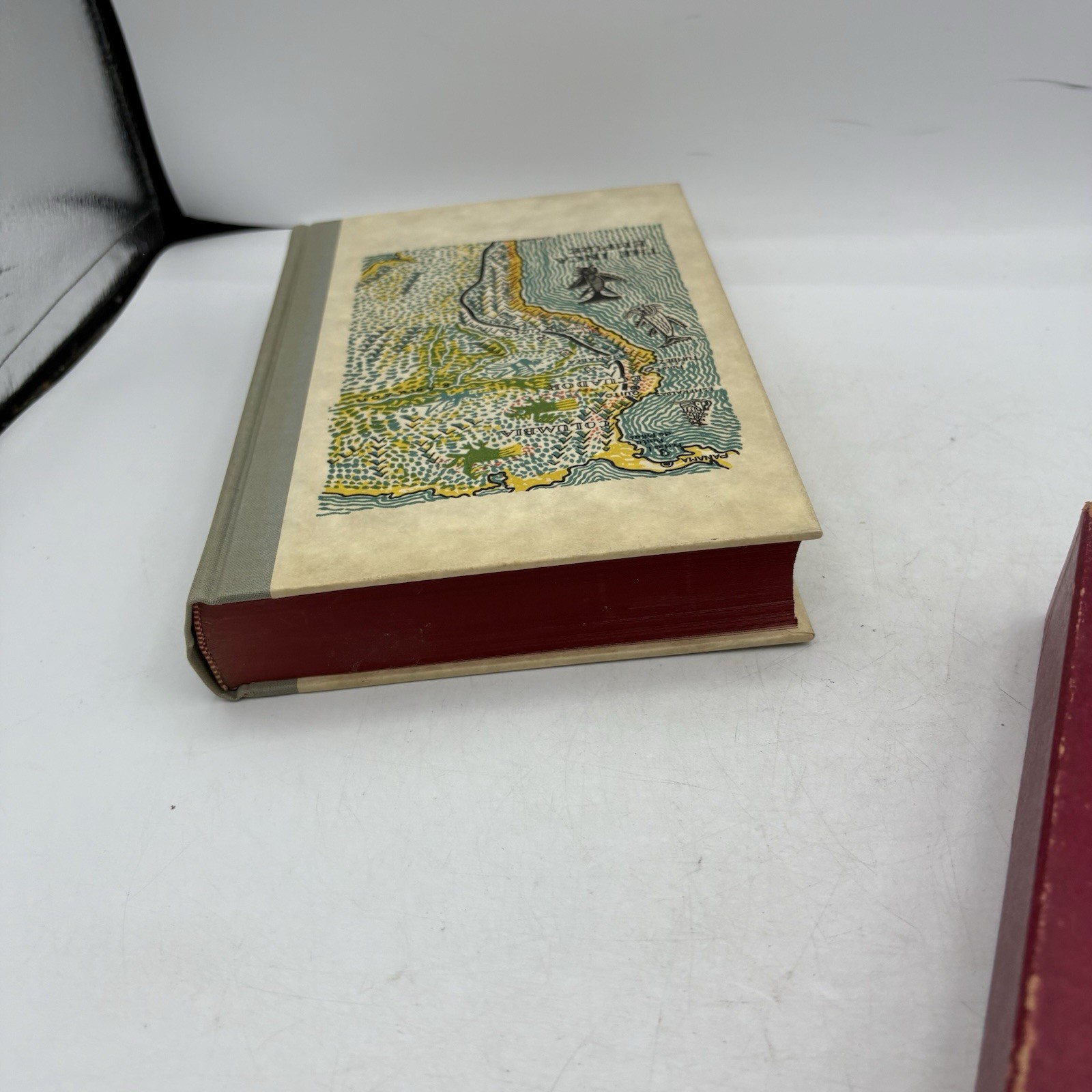 Vintage The Conquest Of Peru Pizarro Prescott Hardcover Slipcase Newsletter 1957