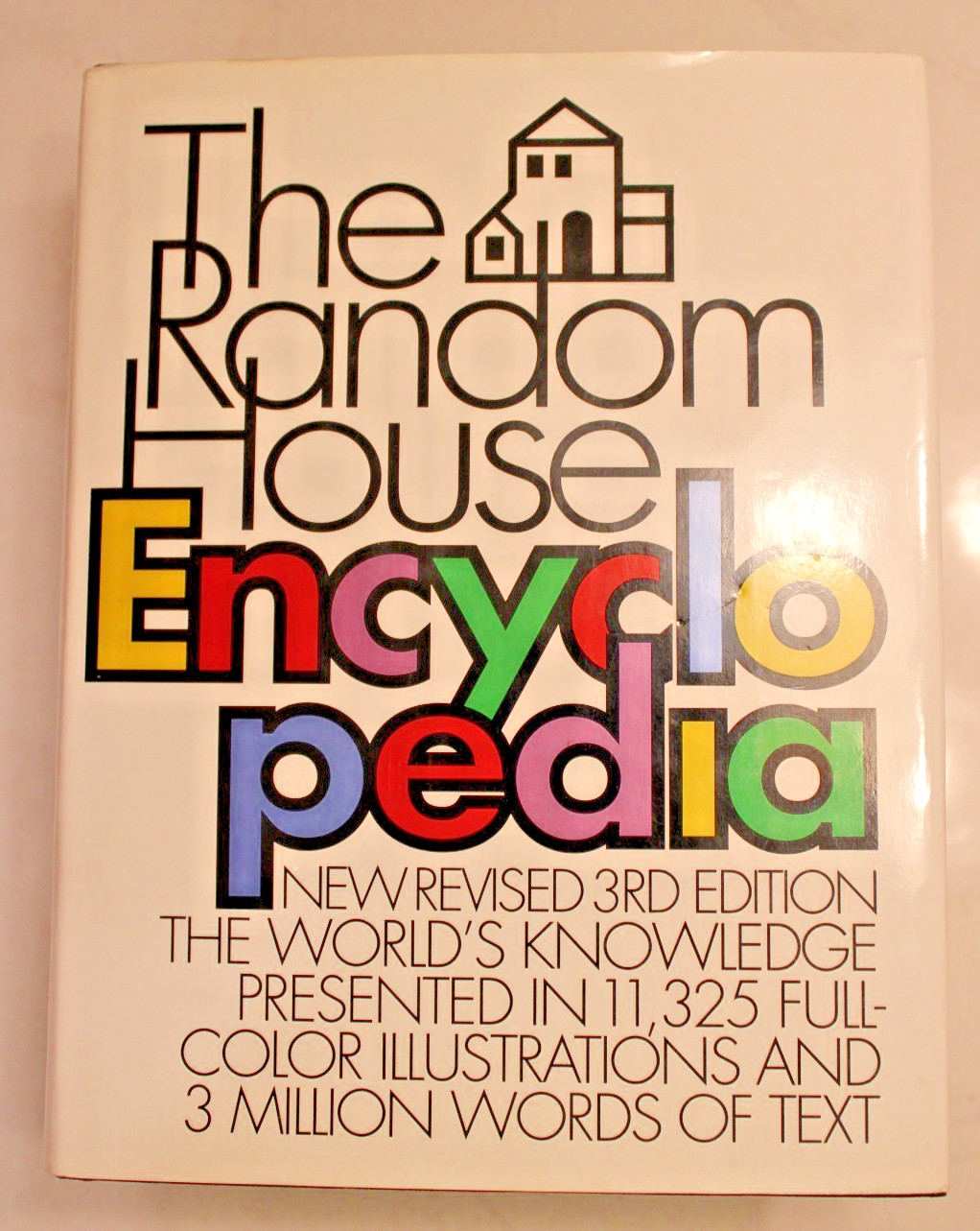 1990 THE RANDOM HOUSE ENCYCLOPEDIA Huge Hardcover New Revised 3rd Edition