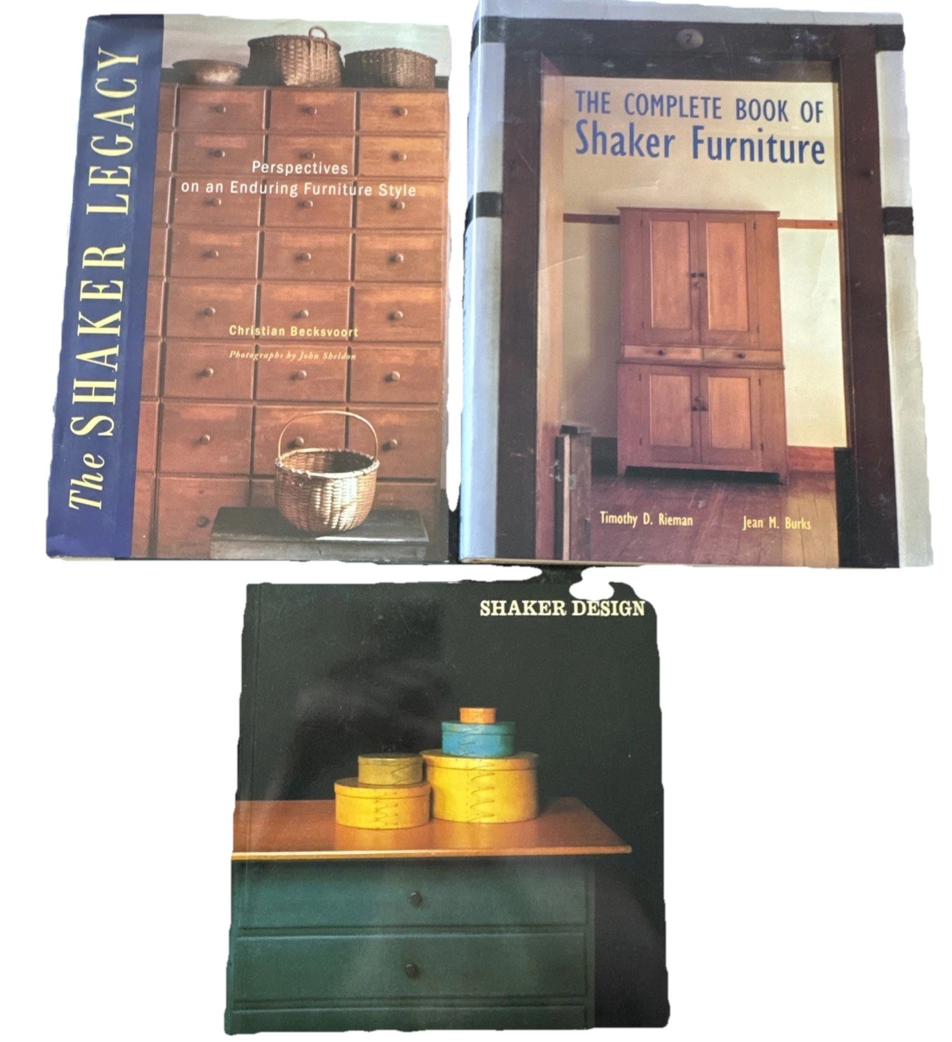 Vtg (3) Shaker Legacy Perspectives Enduring Furniture Style Design WoodWorking