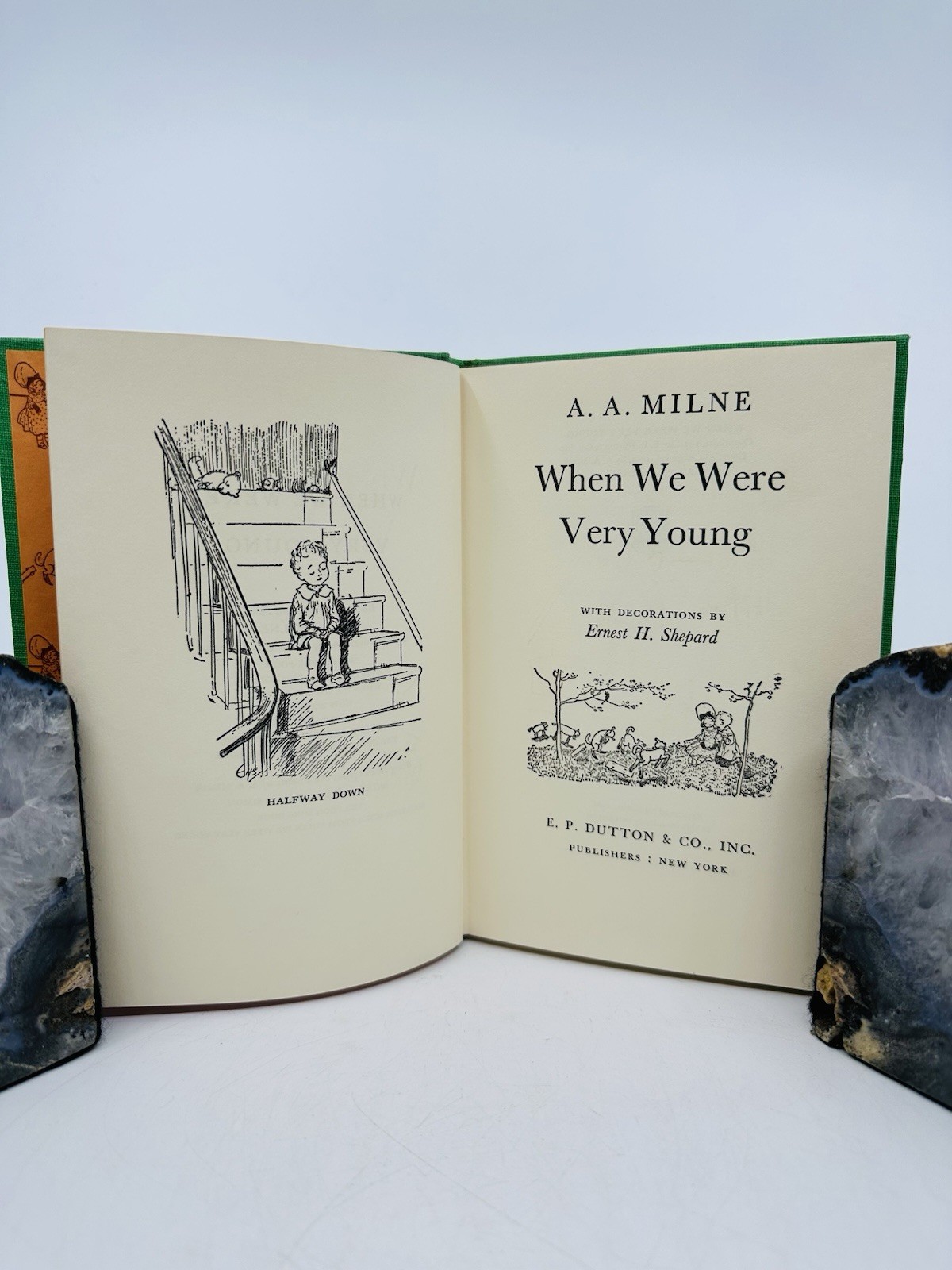 A A Milne Winnie The Pooh 4 Book Lot HC DJ Ernest H Shepard 1961 Set Illustrated