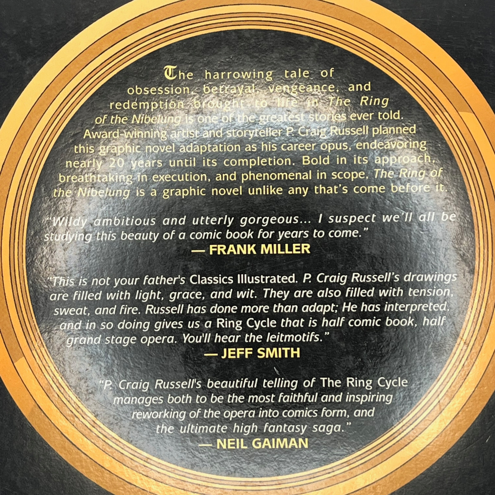 The Ring of the Nibelung Volume 1 SIGNED by P. Craig Russell DARK HORSE 2002