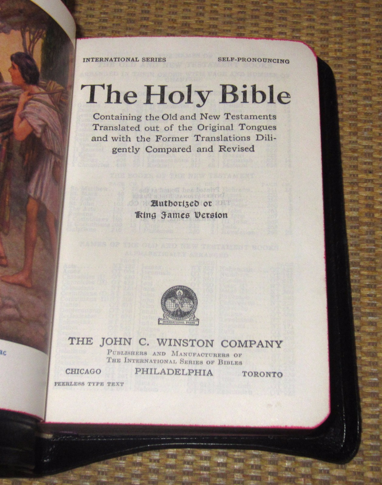 INTERNATIONAL Holy Bible | KJV STUNNING Leather Compact (4.25&Prime; x 6.5&Prime;) in BOX