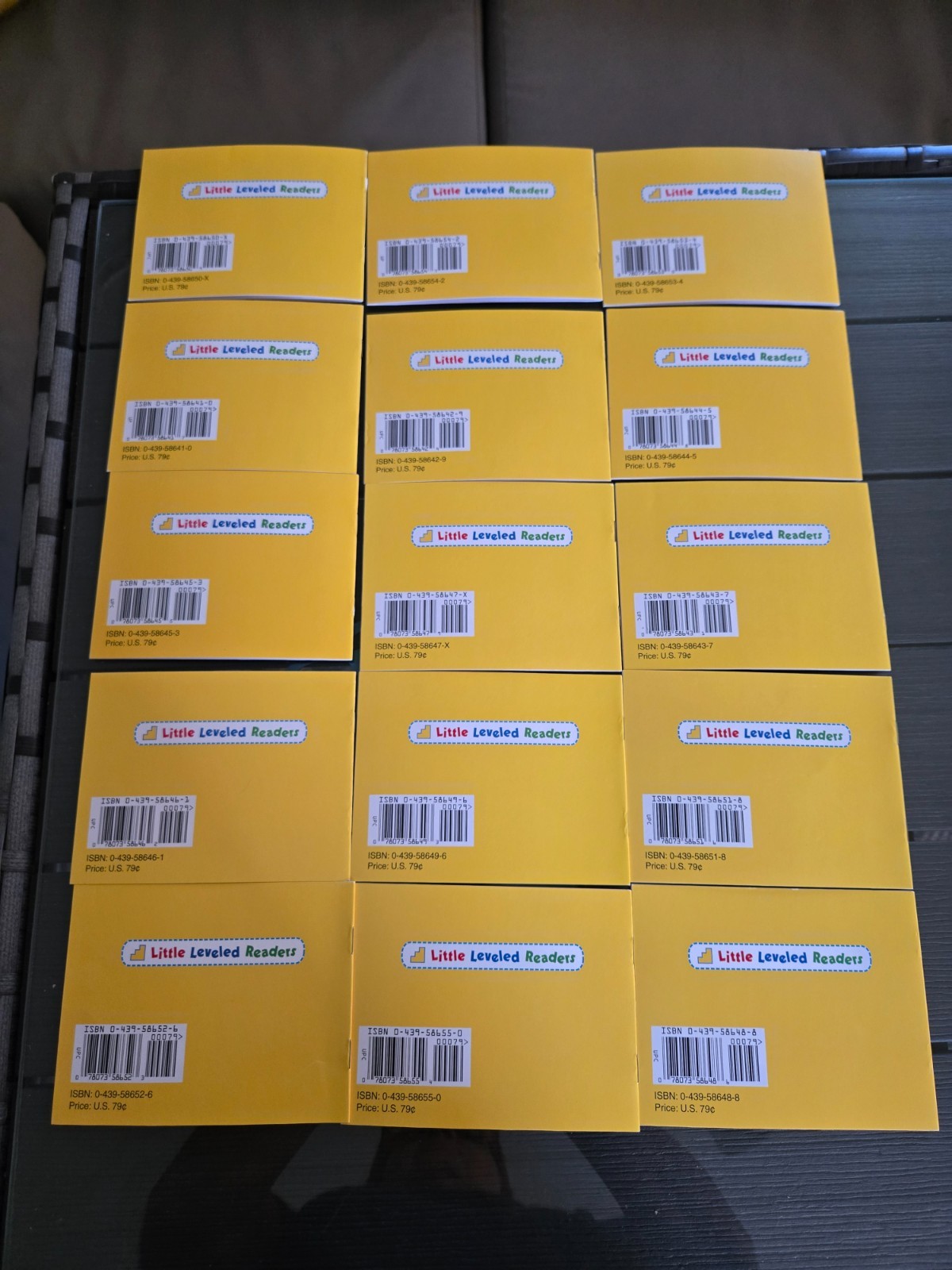 Complete 60 Book Set Scholastic Little Leveled Readers Levels A, B, C, D