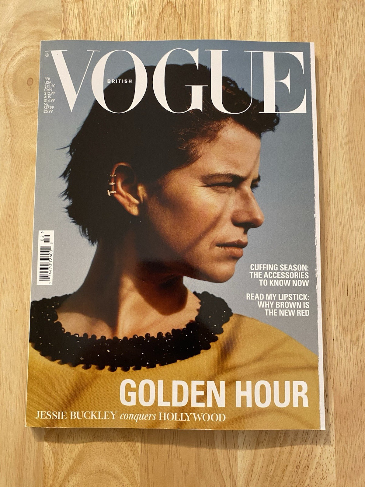 British Vogue Magazine UK Fashion Lifestyle Jessie Buckley Feb 2026 US SELLER