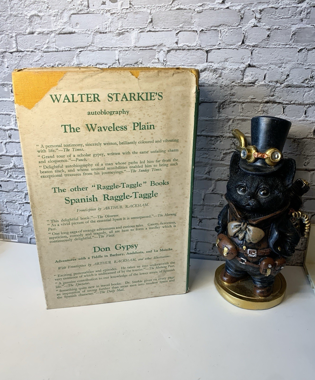 Raggle Taggle Walter Starkie 1940 Arthur Rackham Gypsy Travel Fiddle HB/DJ