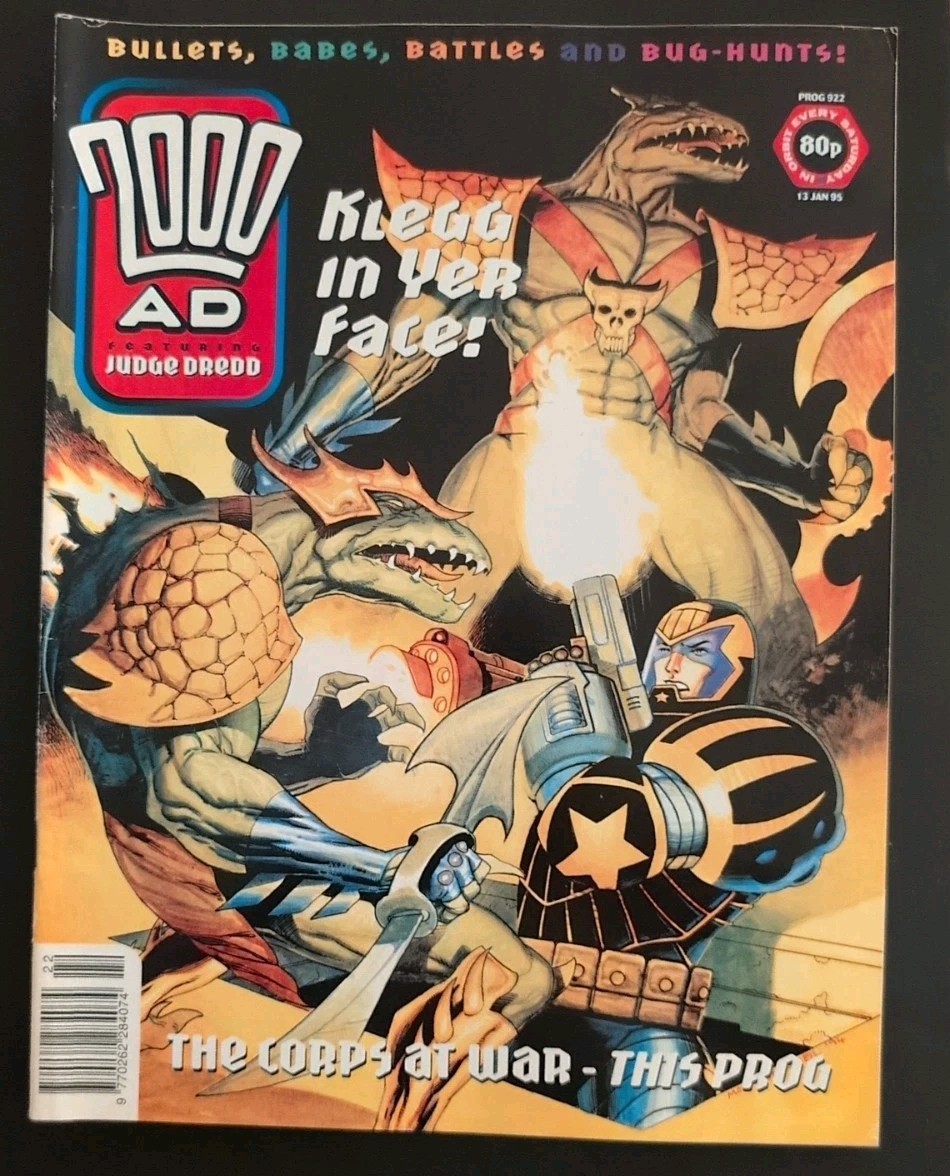 2000AD Progs 922-929, 931-937 (15 issues, 1995) VG Judge Dredd UK