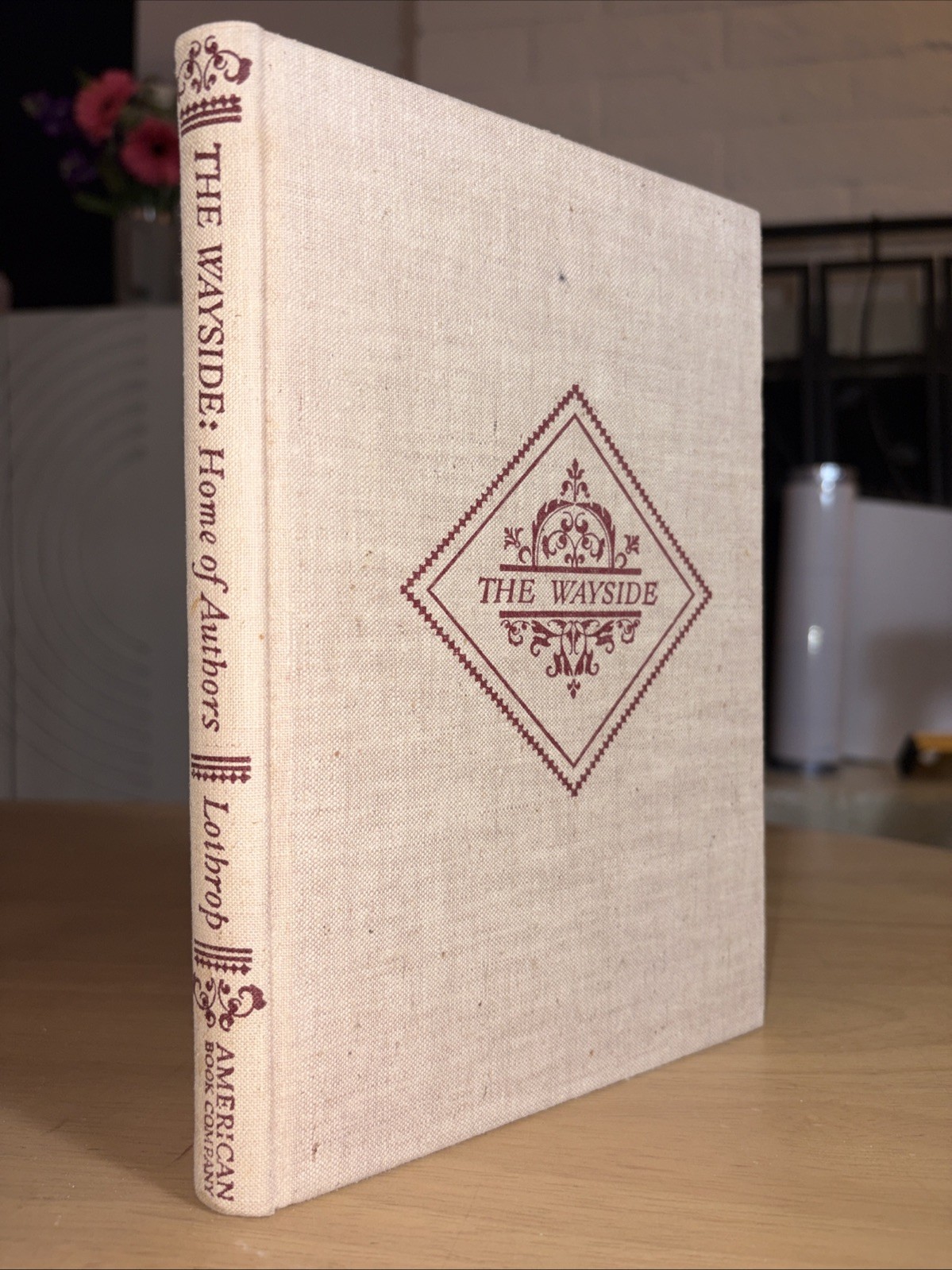 SIGNED! The Wayside: Home of Authors Margaret Lothrop 1940 Illus. 1st Edition