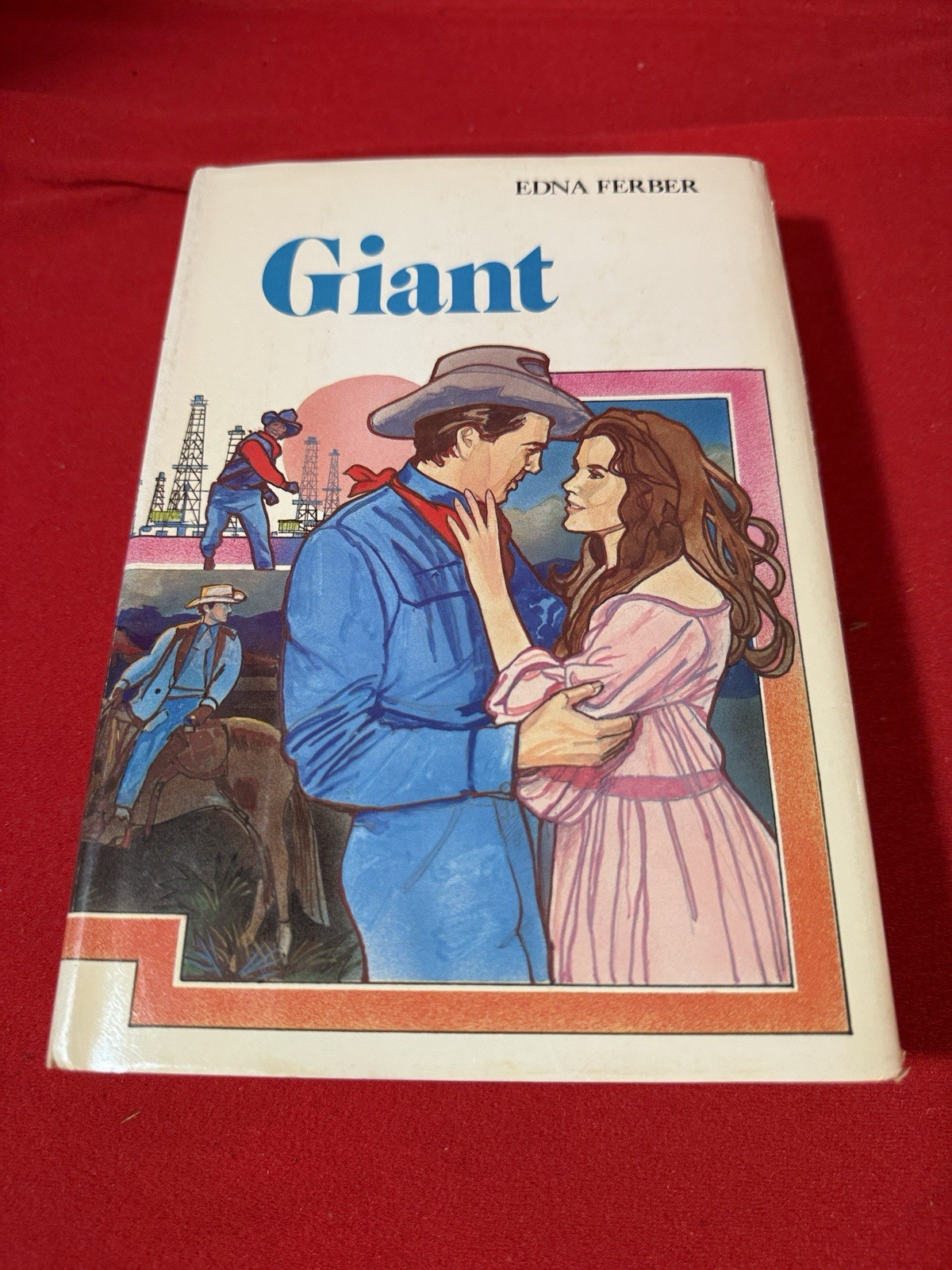 Giant by Edna Ferber, Book Club Edition Doubleday HC/DJ BCE 1952