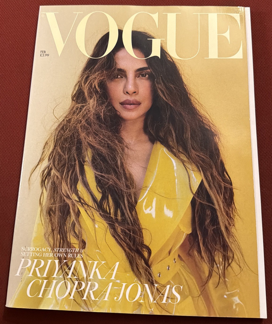 Vogue Magazine February 2023 UK British Subscriber Issue Priyanka Chopra-Jonas