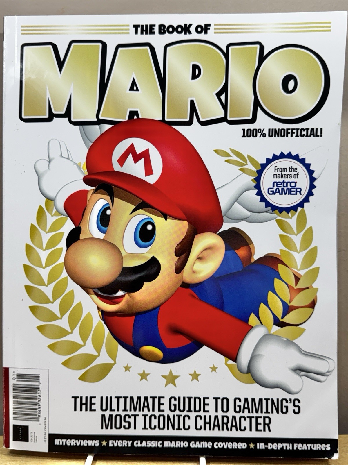 Retro Gamer The Book of Mario Magazine Issue 13 *Cover Damage*