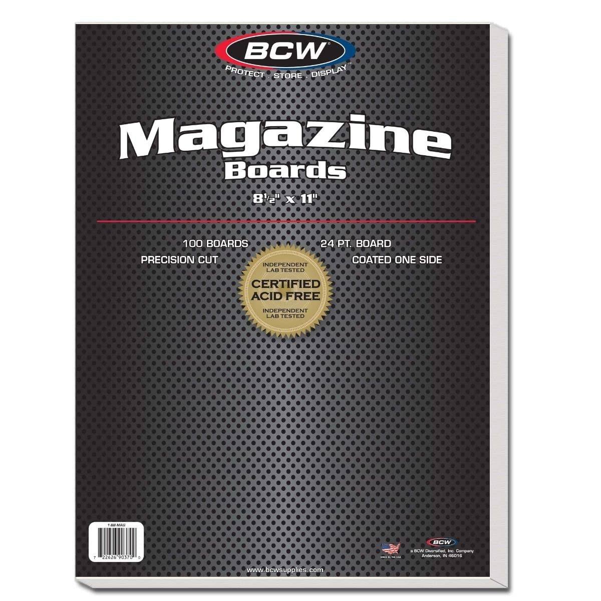 Magazine Backing Boards (8.5 X 11 Inches) -1 Pack (100 Total) | 24-point Solid B