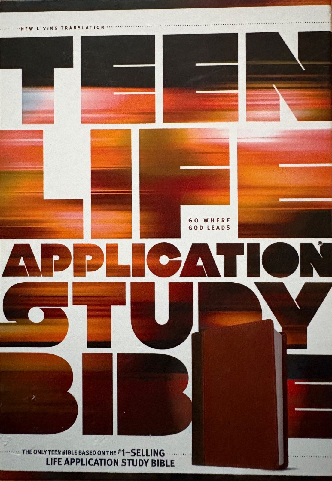 TEEN LIFE APPLICATION STUDY BIBLE by New Living Translation (2019, Leather Like