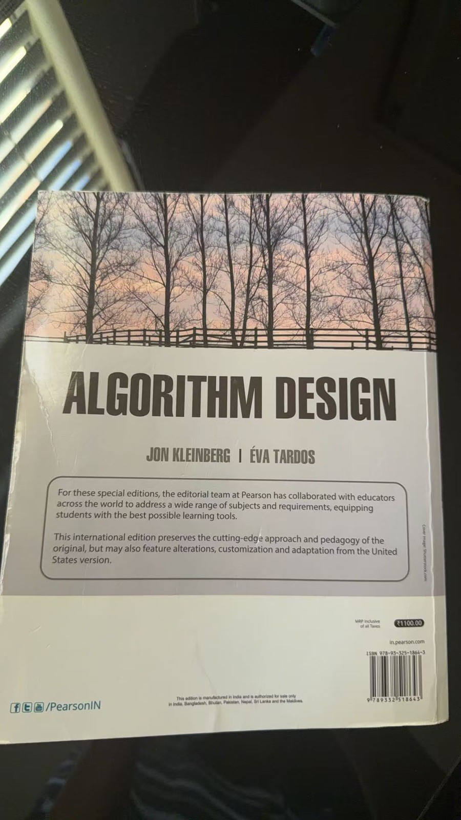 Algorithm Design Kleinberg Tardos Indian Subcontinent International Edition