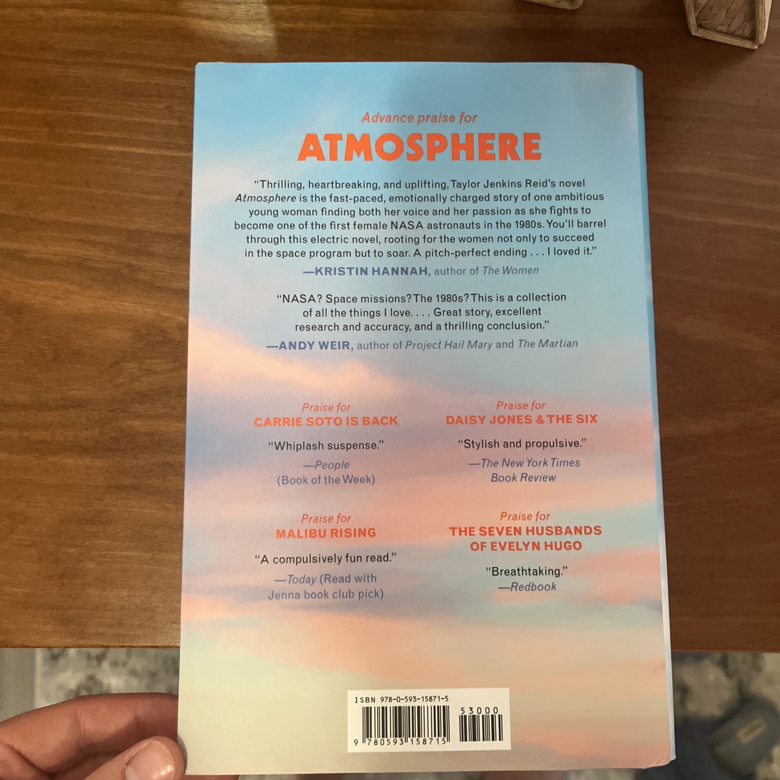 Atmosphere : A Love Story by Taylor Jenkins Reid (2025, Hardcover)