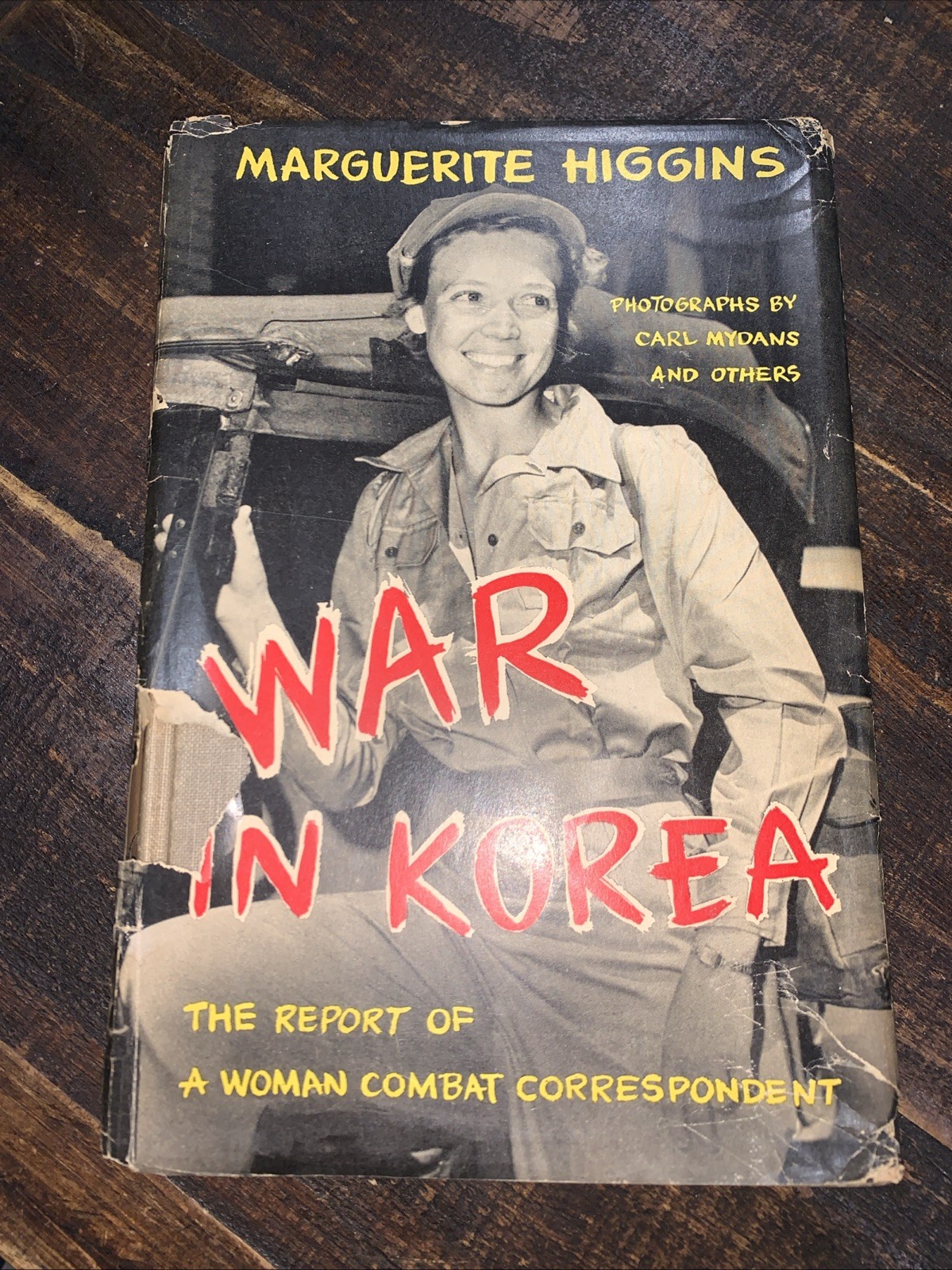 War In Korea by Marguerite Higgins Woman Correspondent in Combat HBDJ BKBC 1951