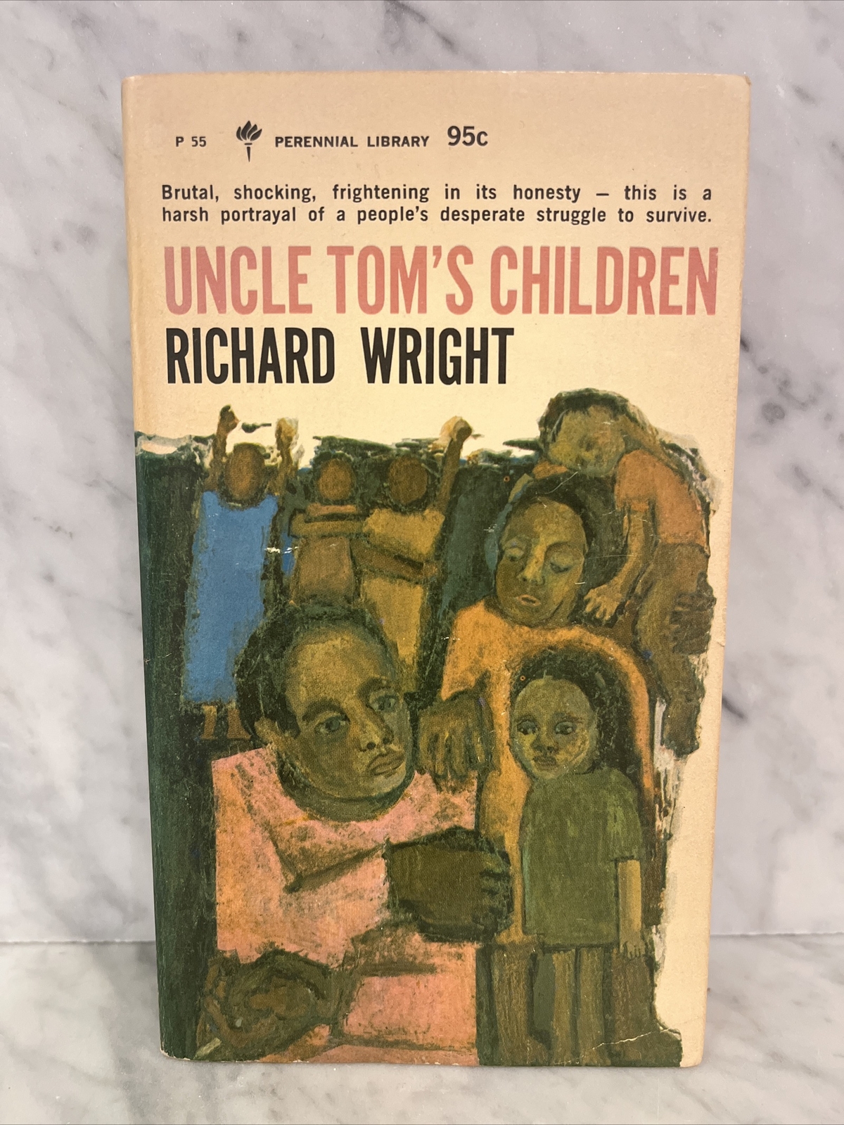 Uncle Tom’s Children, Richard Wright (1940) 1st Perennial Ed. 1965 pb CLEAN
