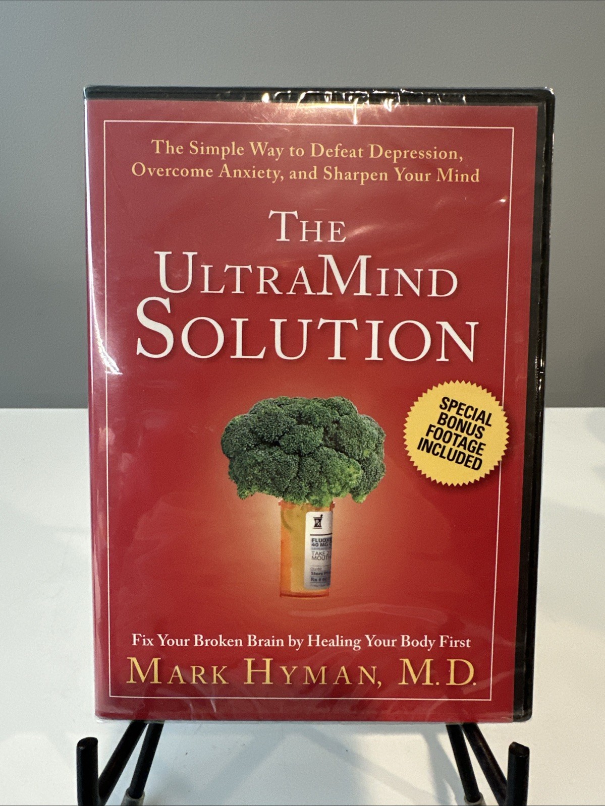 BRAND NEW Ultra Mind Solution Fix Your Broken Brain by Mark Hyman (2009, Dvd)