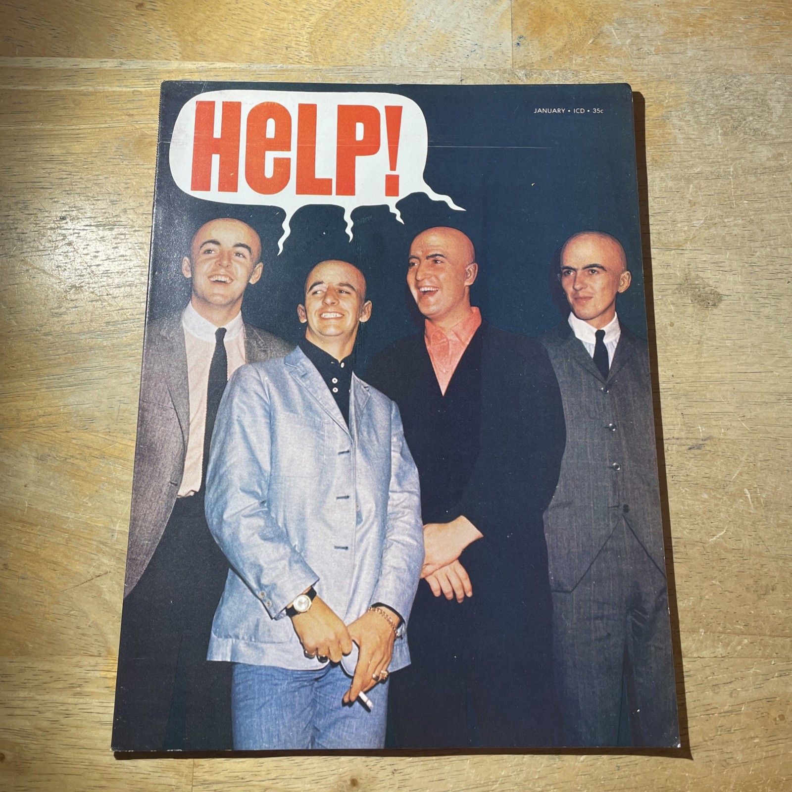 1965 Help! New Unread Magazine!! – Bald Beatles Cover Ultra Rare New Unread!!