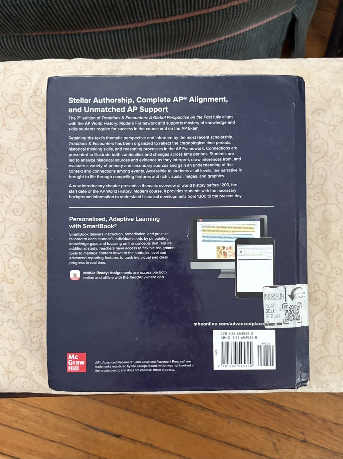 McGraw Hill Traditions & Encounters AP Edition 7th Ed Hardcover Bentley