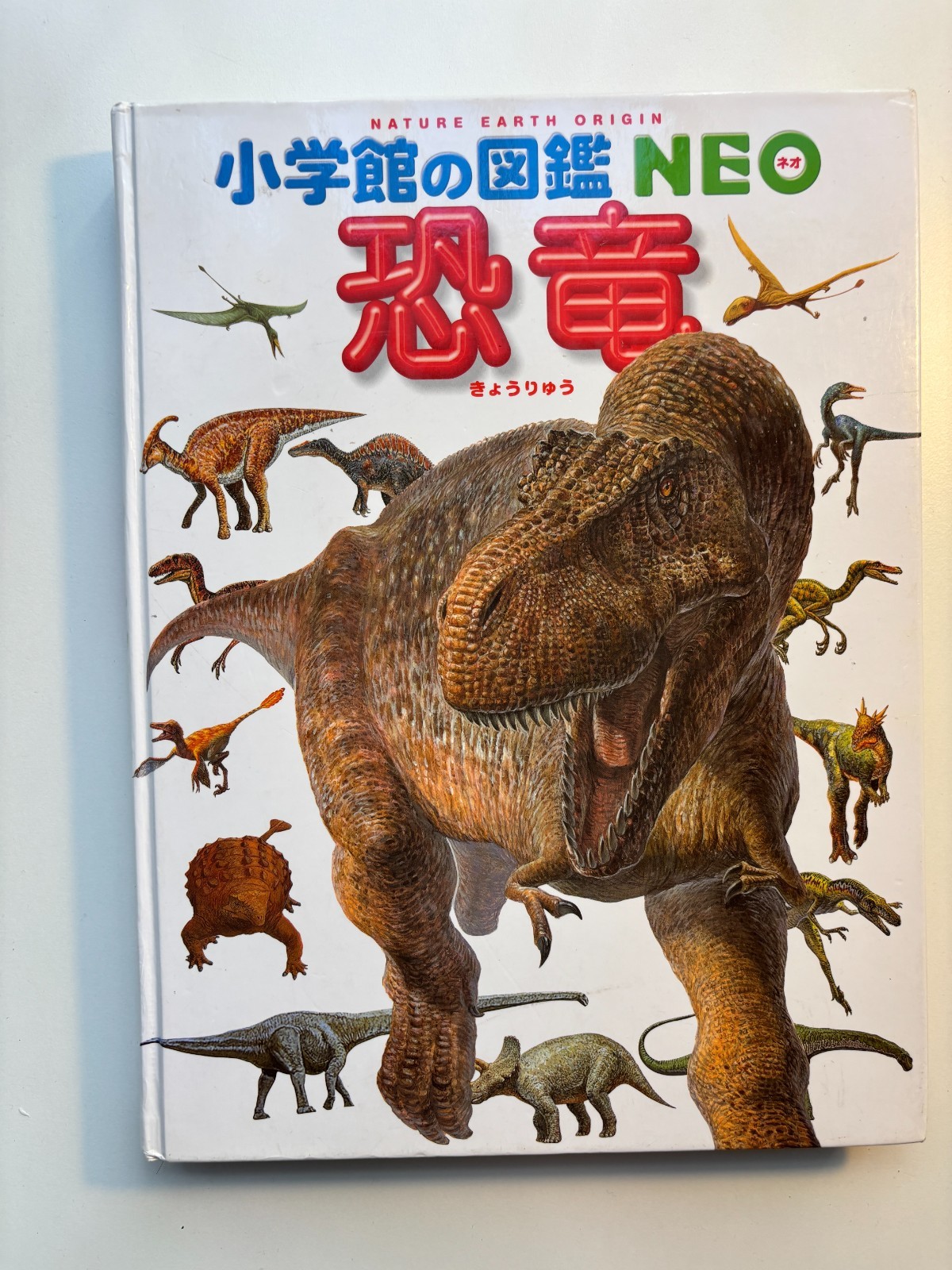 Japanese Childrens Dinasars book Shogakukan Encyclopedia NEO 180 pages