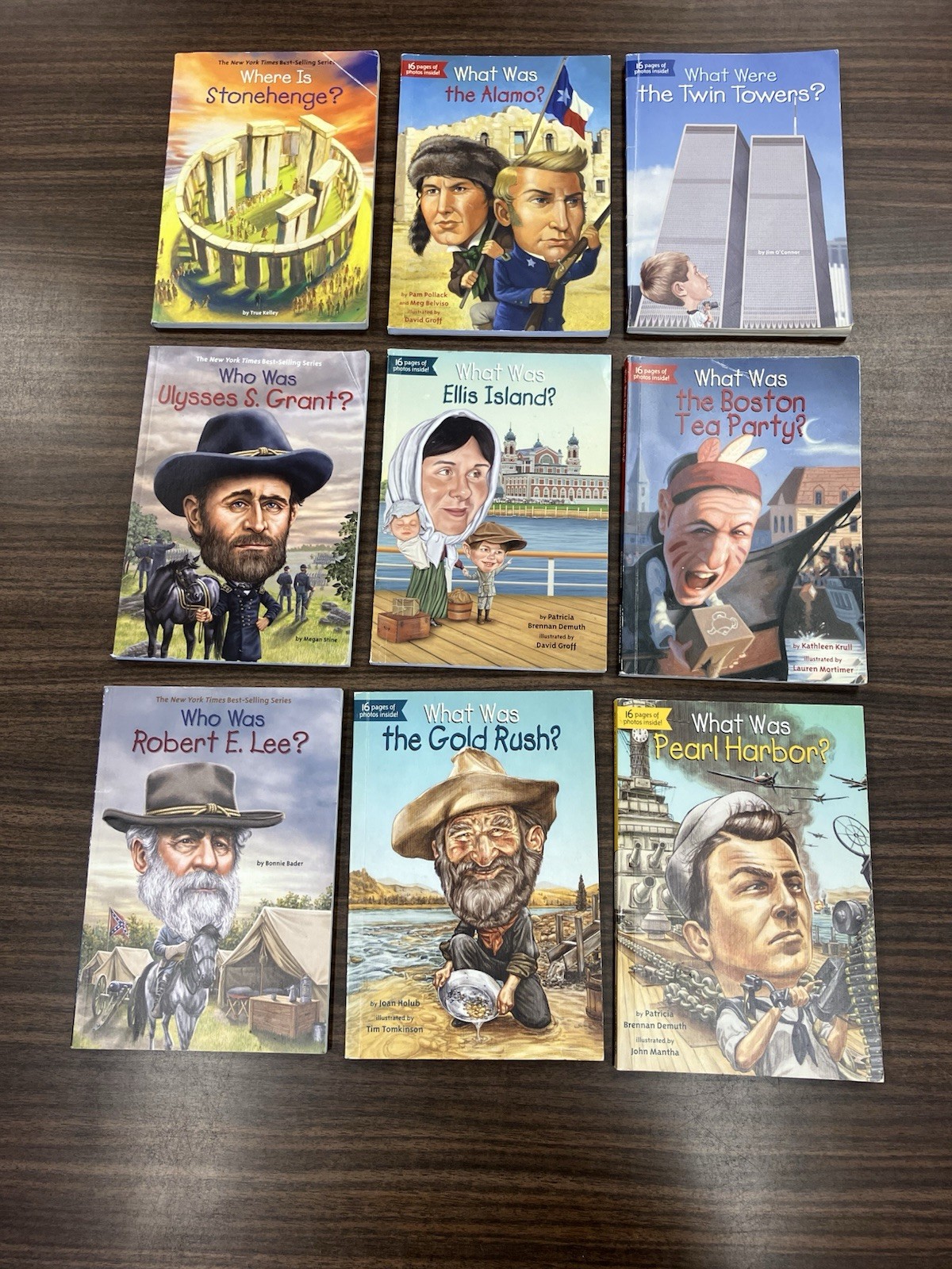 Lot of 9 Who HQ and Grosset & Dunlap Nonfiction books Who What Where