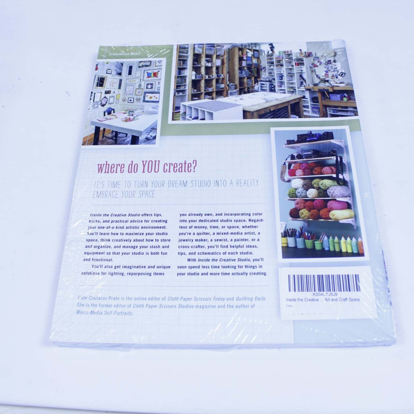 Inside the Creative Studio by Cate Coulacos Prato Book Artists Design Home
