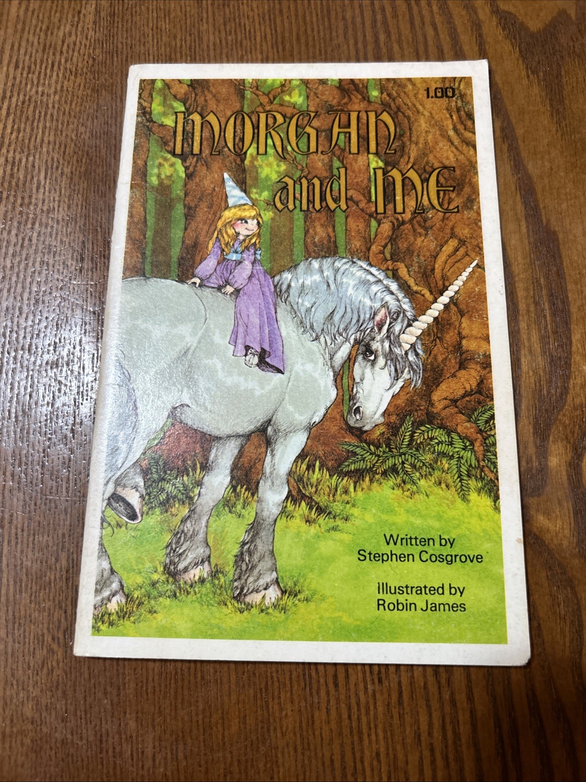 VINTAGE 1975 MORGAN AND ME 1ST ED UNICORN SERENDIPITY BOOK JAMES, COSGROVE VG