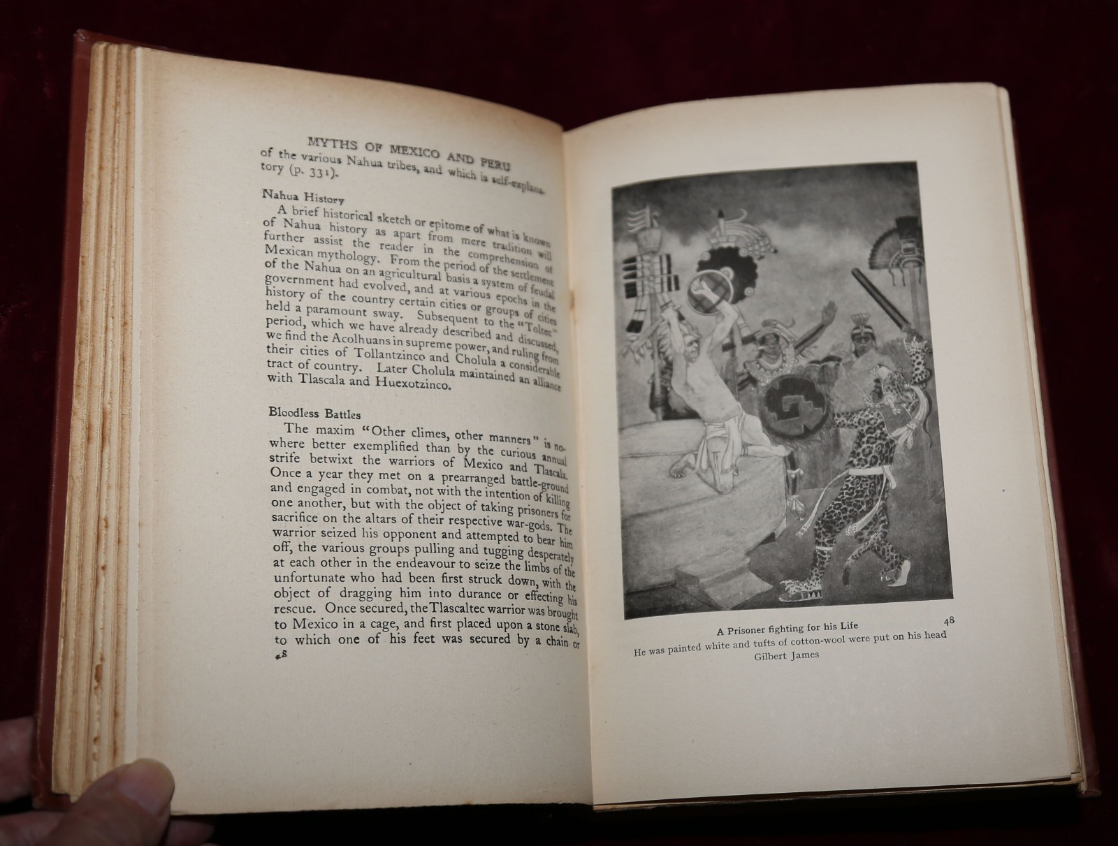 EXRARE Myths of Mexico Peru Lewis Spence MYTHOLOGY OCCULT MAYA AZTEC MORMON INT