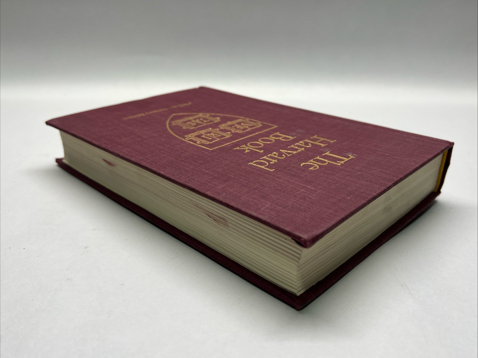 The Harvard Book, 350th Anniversary Edition By William Bentinck (1986) (HC)