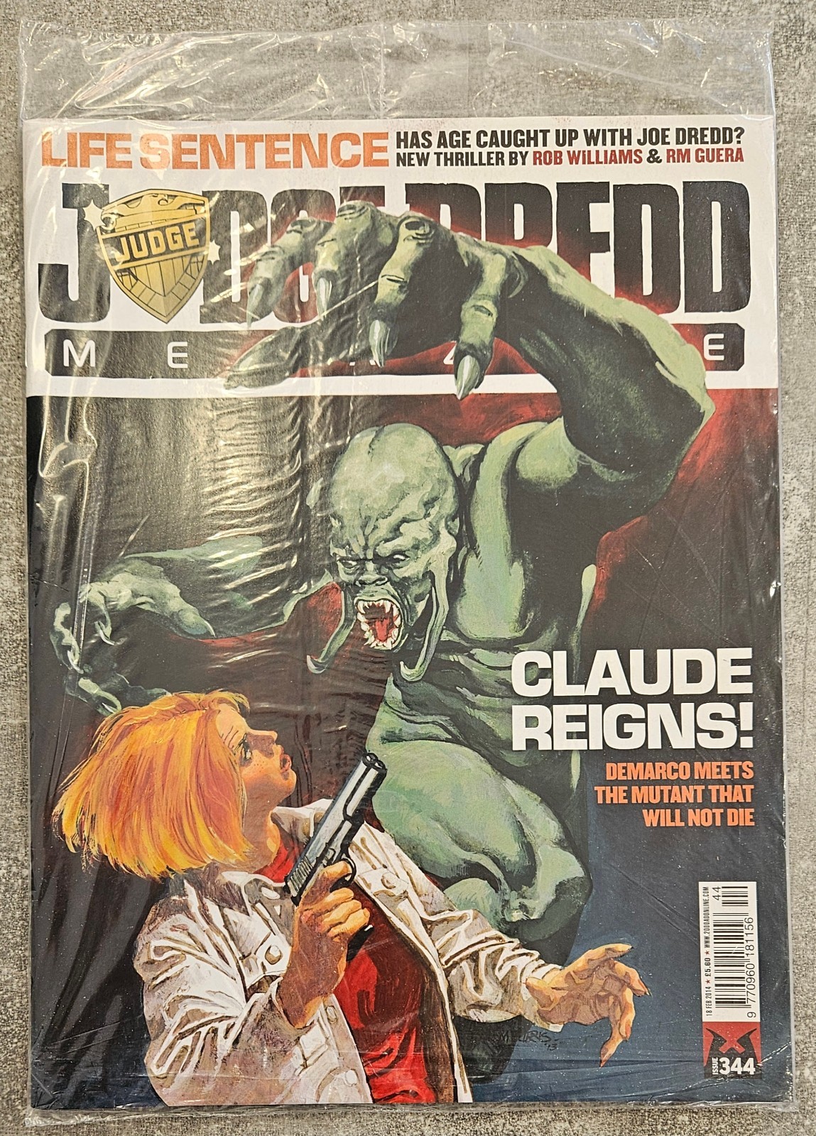 Judge Dredd Megazine – Volume 5 – Issue 344 – Sealed – Brand New – Unread