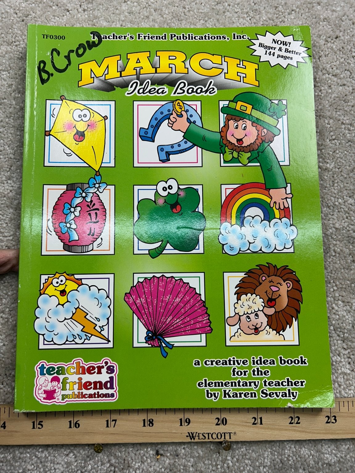 MARCH Idea Book Karen Sevaly 1998 Elementary Teacher Activity Book TF0300