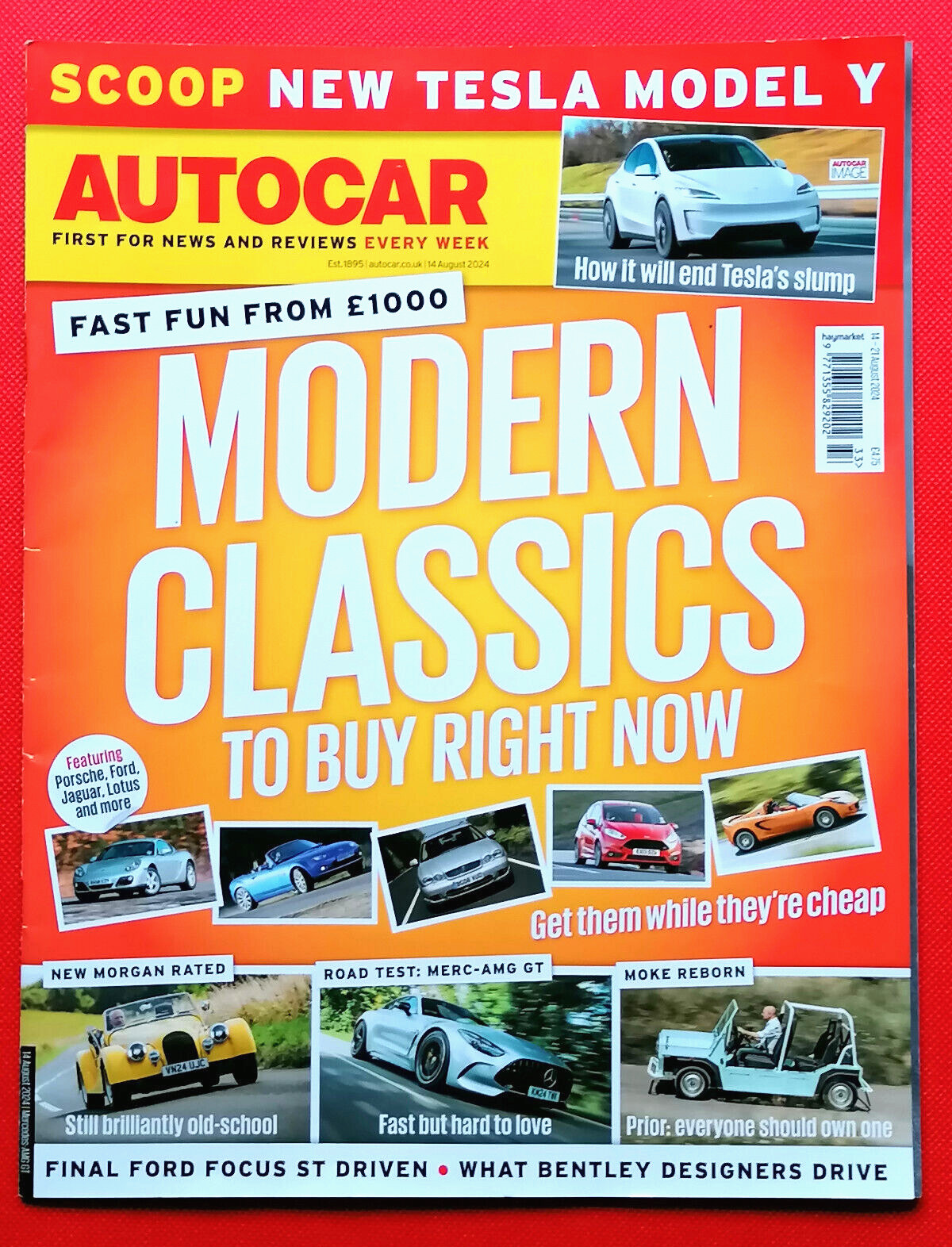 Autocar 14 Aug 2024 – MODERN CLASSICS – ELECTRIC MOKE – USED BMW M5 TOURING E61