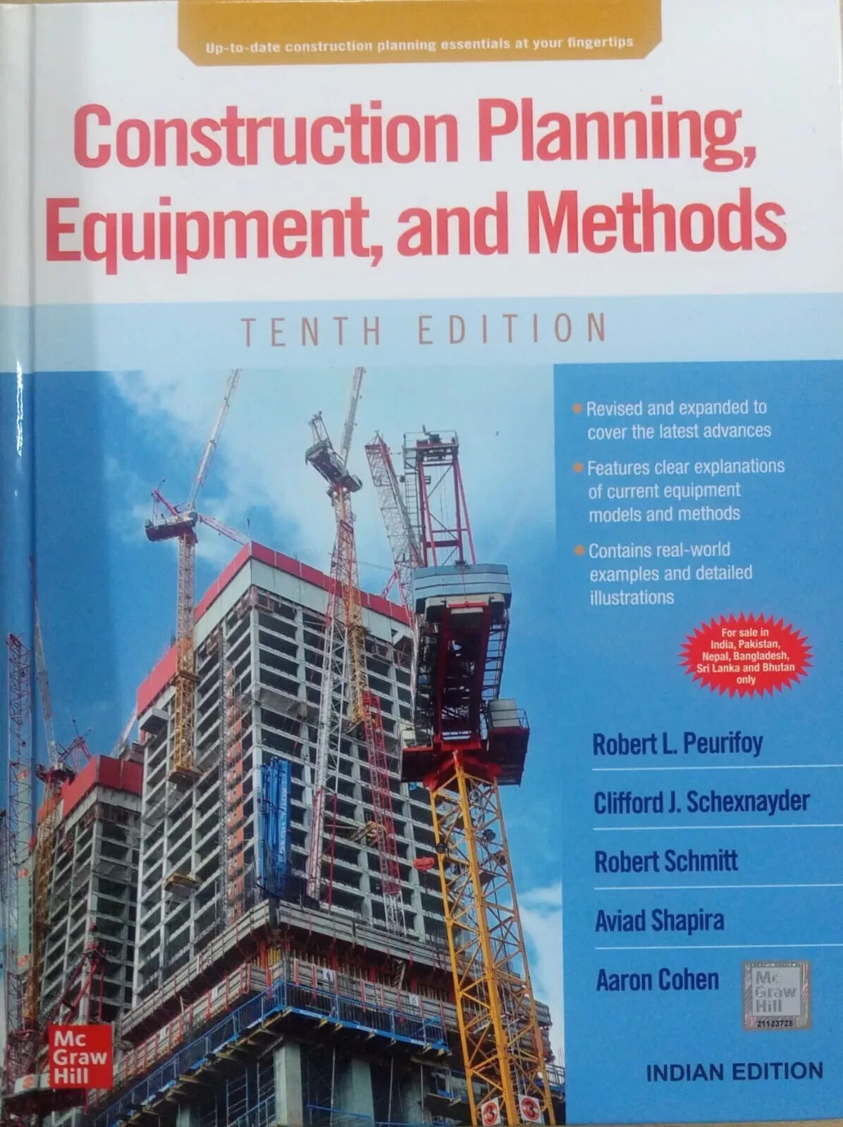 Construction Planning,Equipment & Methods By Peurifoy 10th ED-FREE SHIP FROM USA