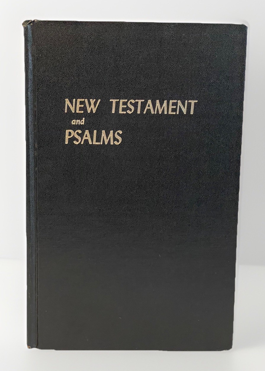 New Testament and Psalms King James Version 1611 LARGE PRINT Hardcover