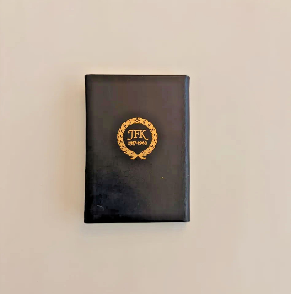 JFK&rsquo;s Inaugural Address Mini Book, published by Achille J. St. Onge of Worcester