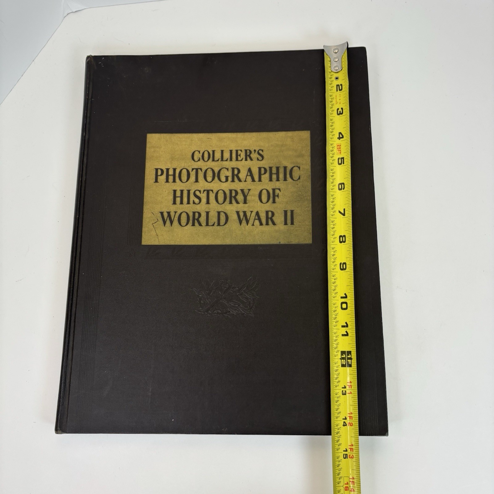 Collier&rsquo;s Photographic History of World War II Hardcover 1946 272 pages WWII C6