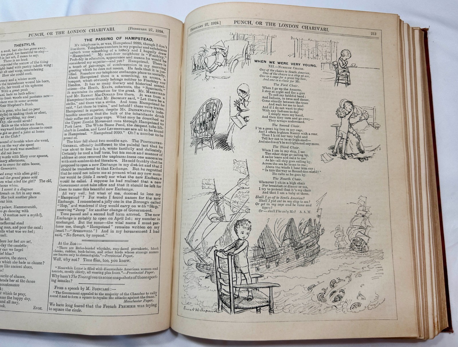 Rare Winnie-the-Pooh, 1924 Rare First Appearance, First Edition, ~A.A.Milne