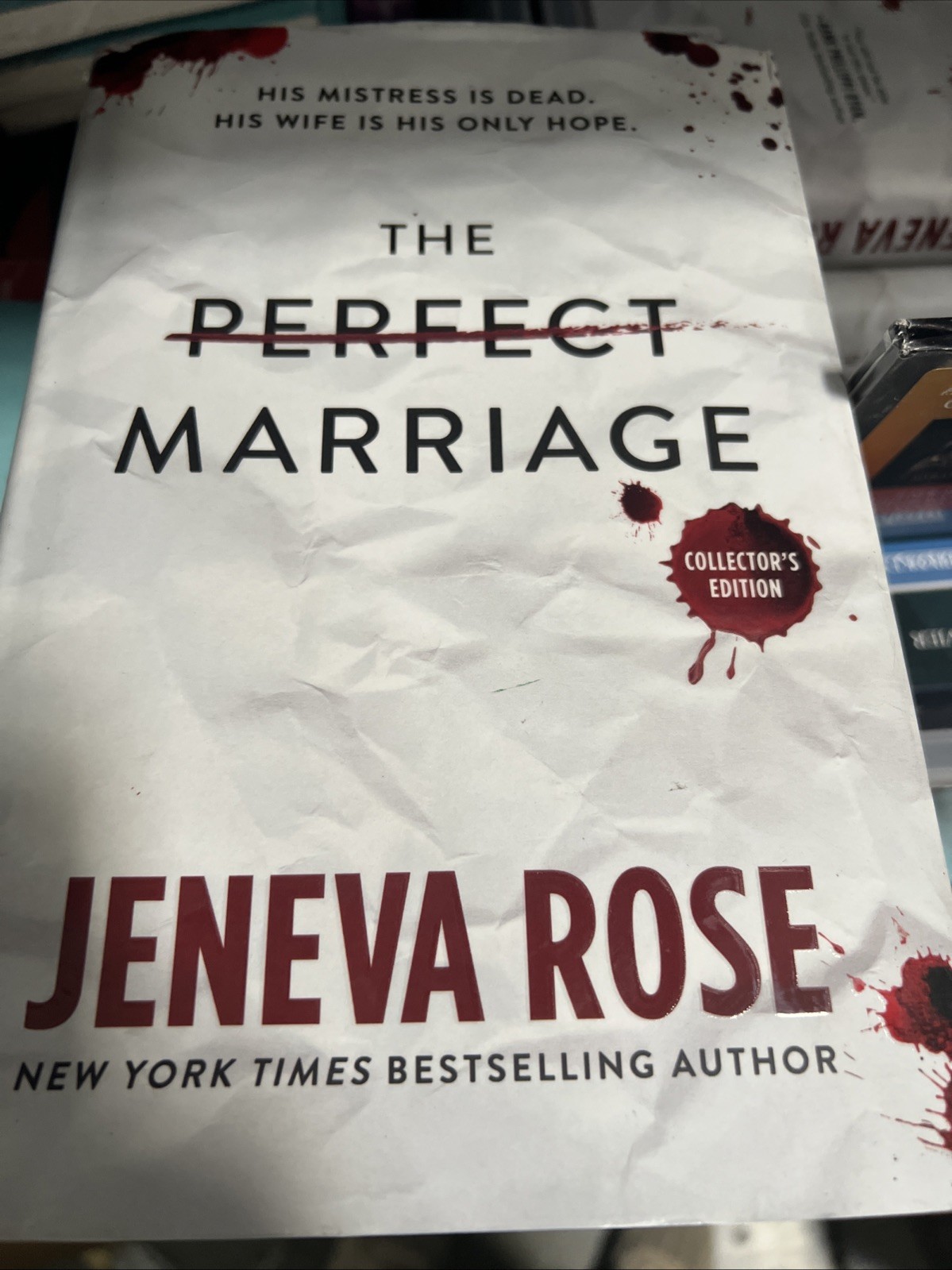 The Perfect Marriage Hardcover Collector&rsquo;s Edition Jeneva Rose