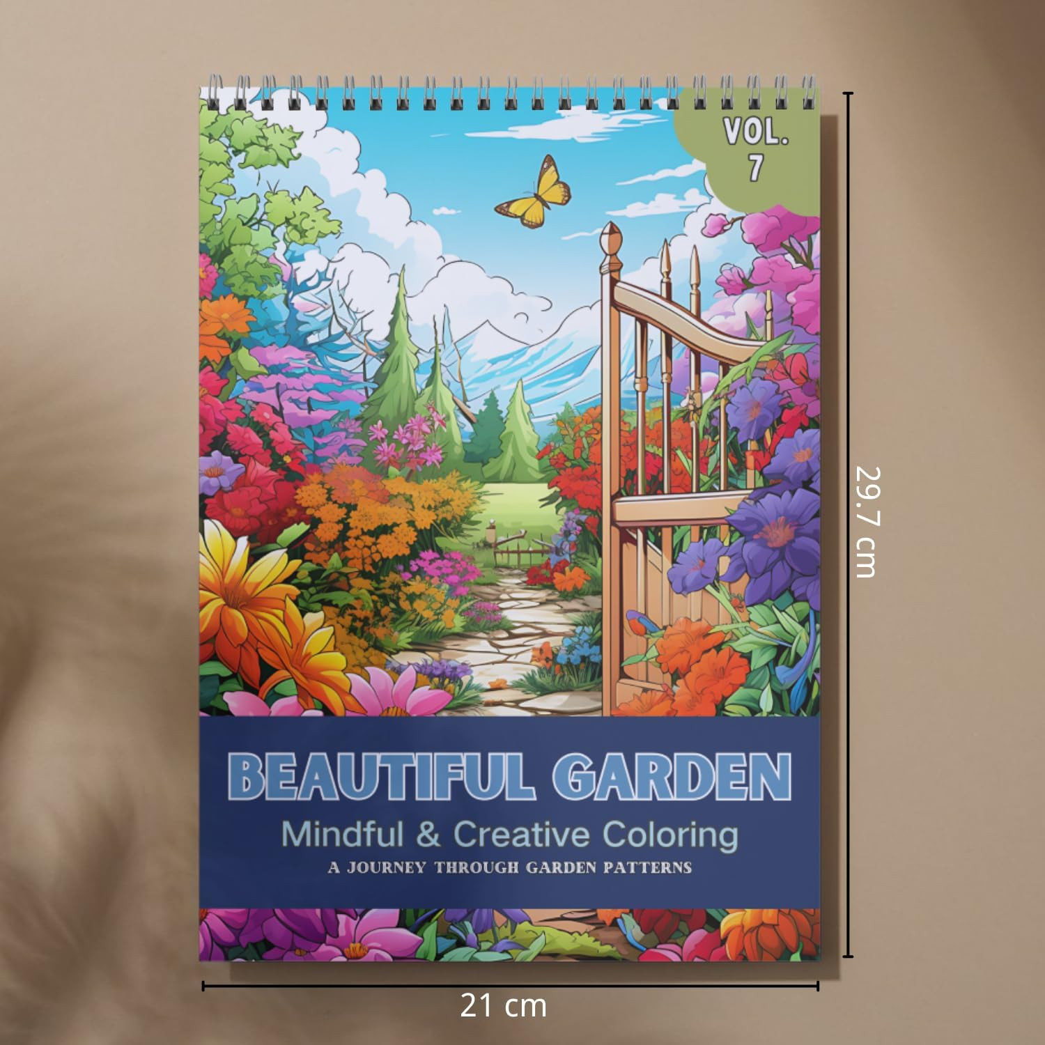Adult Coloring Books Spiral Bound Page One Sided Design Gifts Arts and Crafts wi