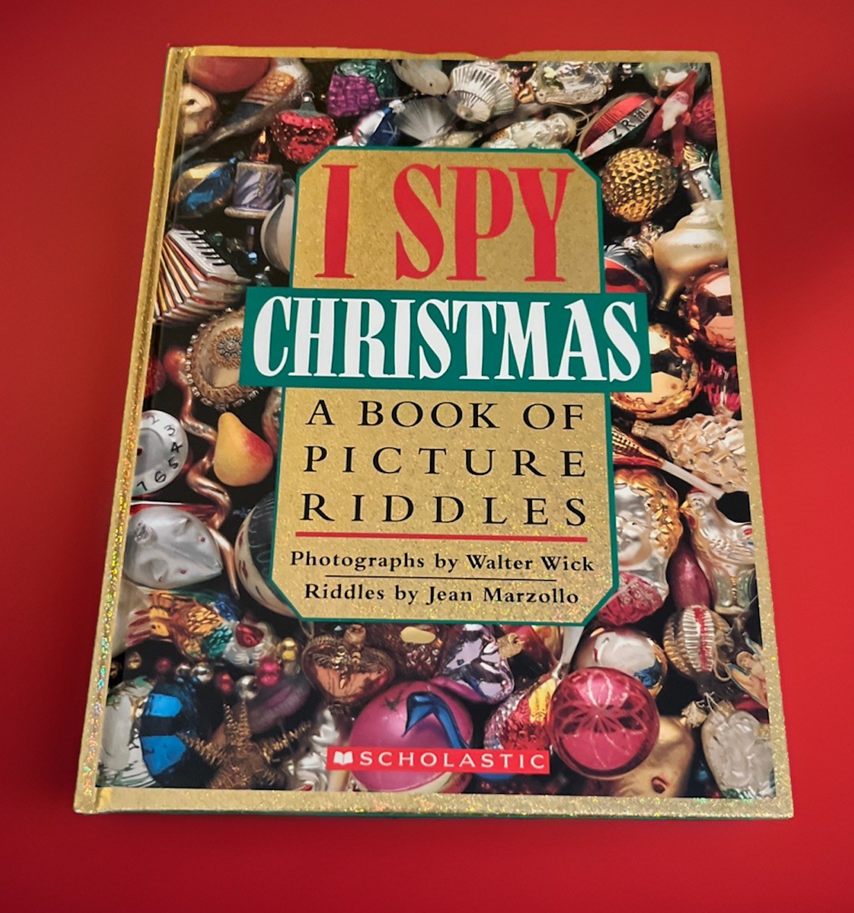 I Spy Christmas Jean Marzollo 1992 First Scholastic Printing Walter Wick Puzzles