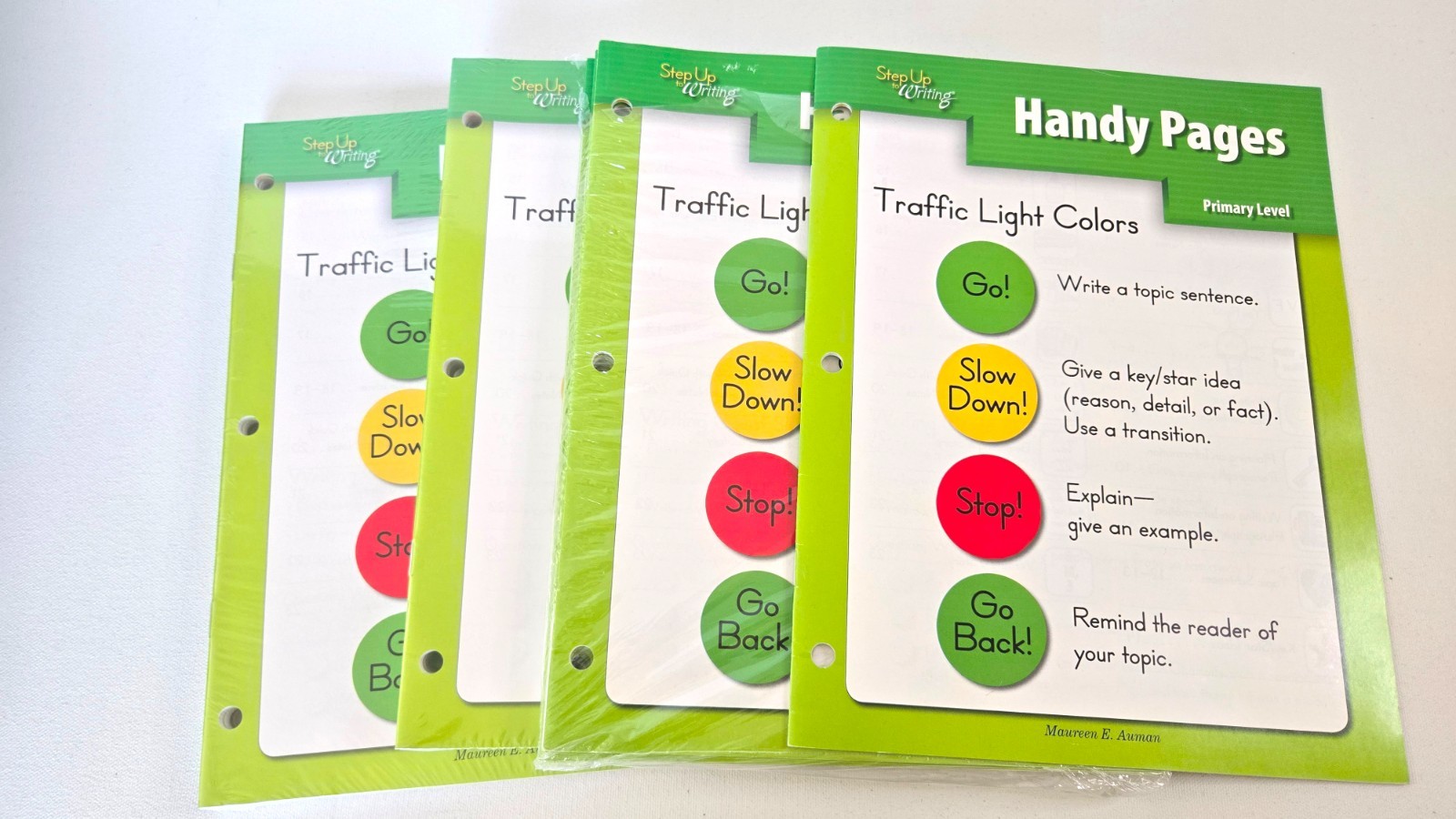 LOT OF 27 Step Up to Writing Handy Pages Traffic Light Colors by Maureen Auman