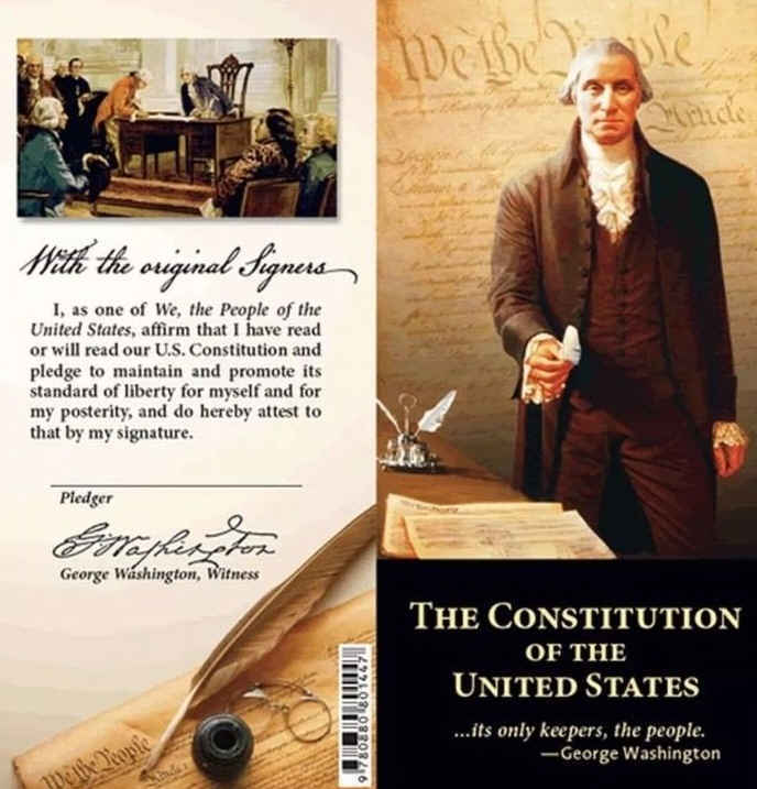 Pocket Size Constitution+Bill of Rights+Declaration of Independence