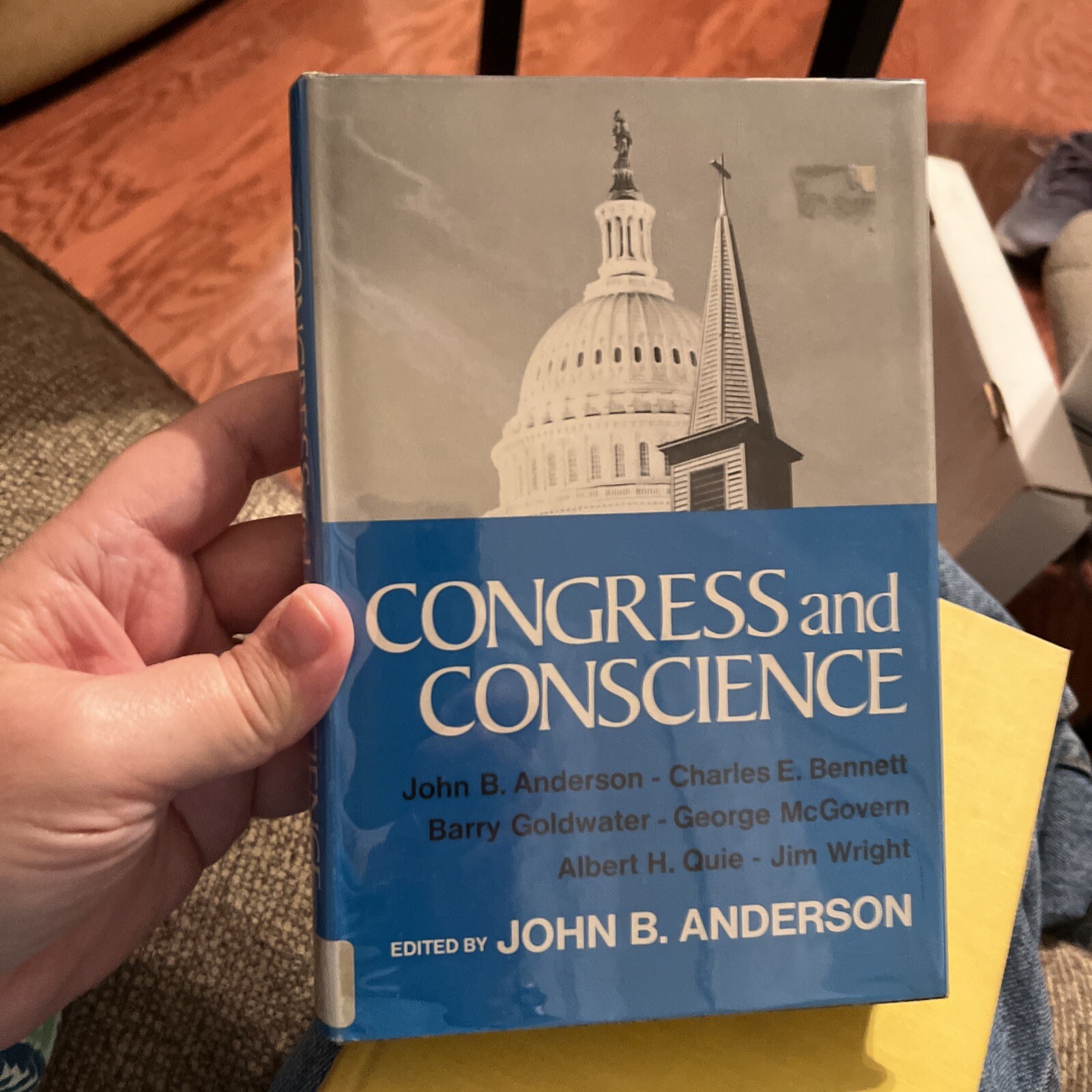 Congress and Conscience by John Anderson-HCDJ-1st Edition